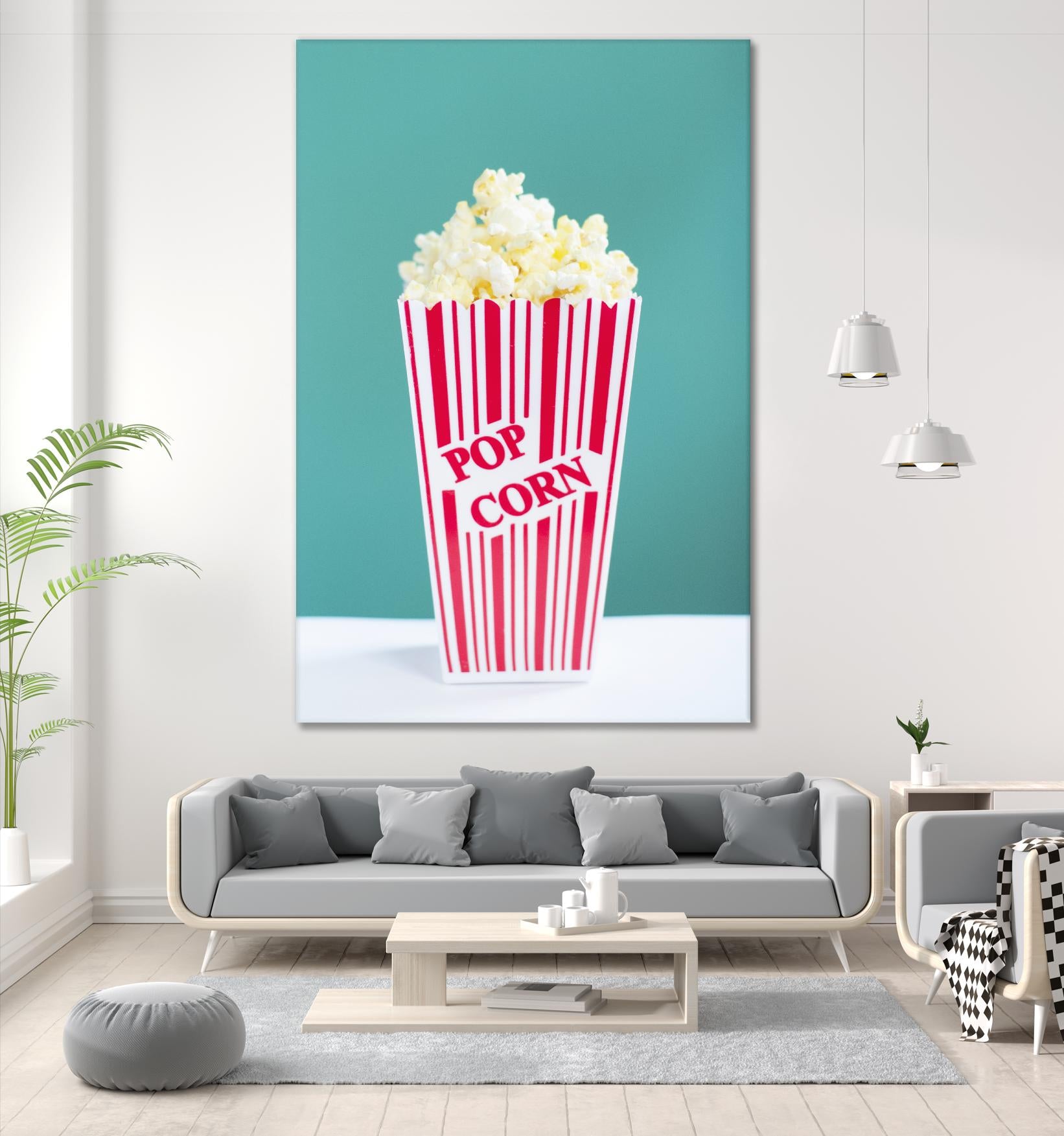 Movie Time by Libertad Leal on GIANT ART - turquoise fruit-food-drink