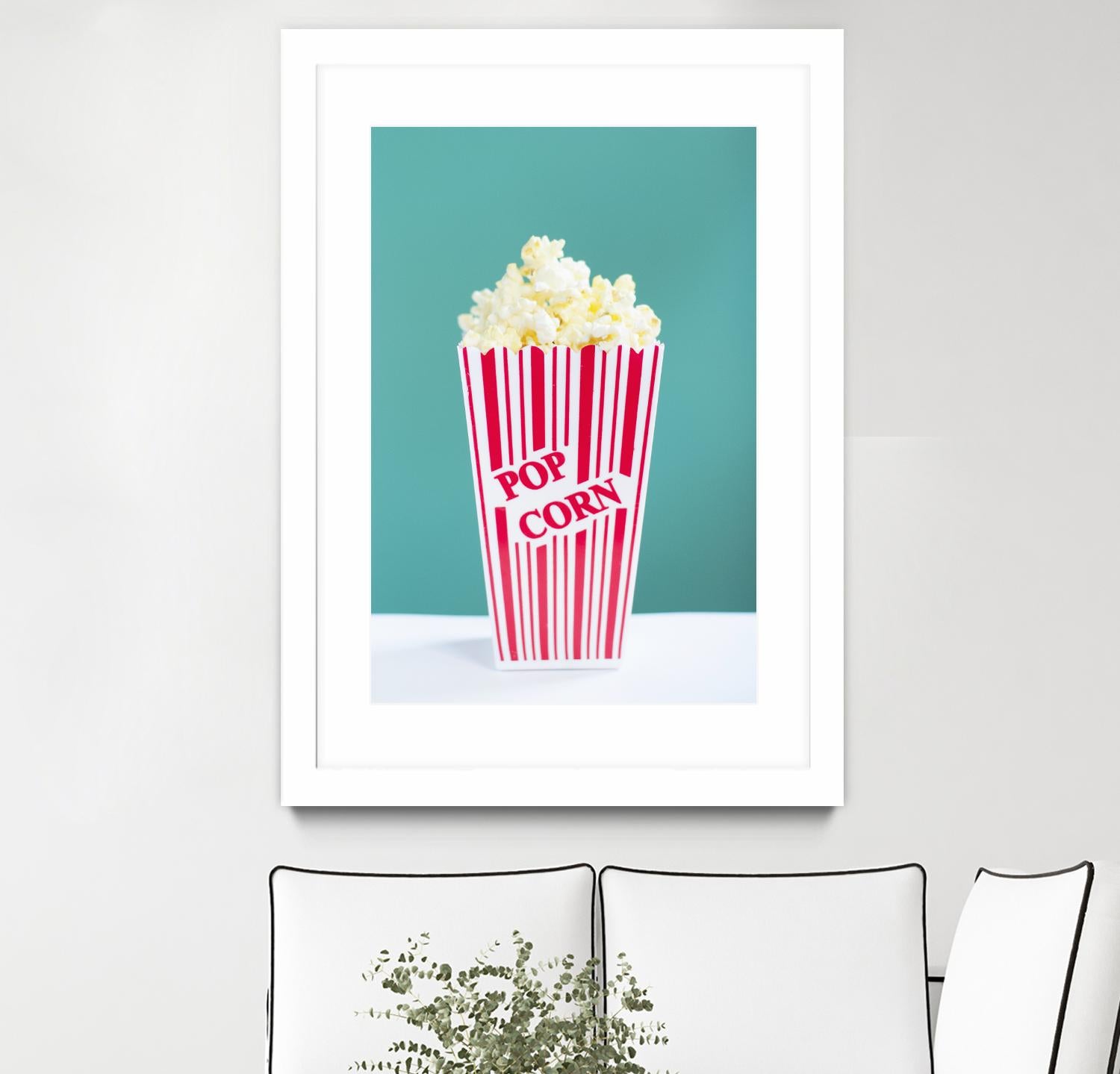 Movie Time by Libertad Leal on GIANT ART - turquoise fruit-food-drink