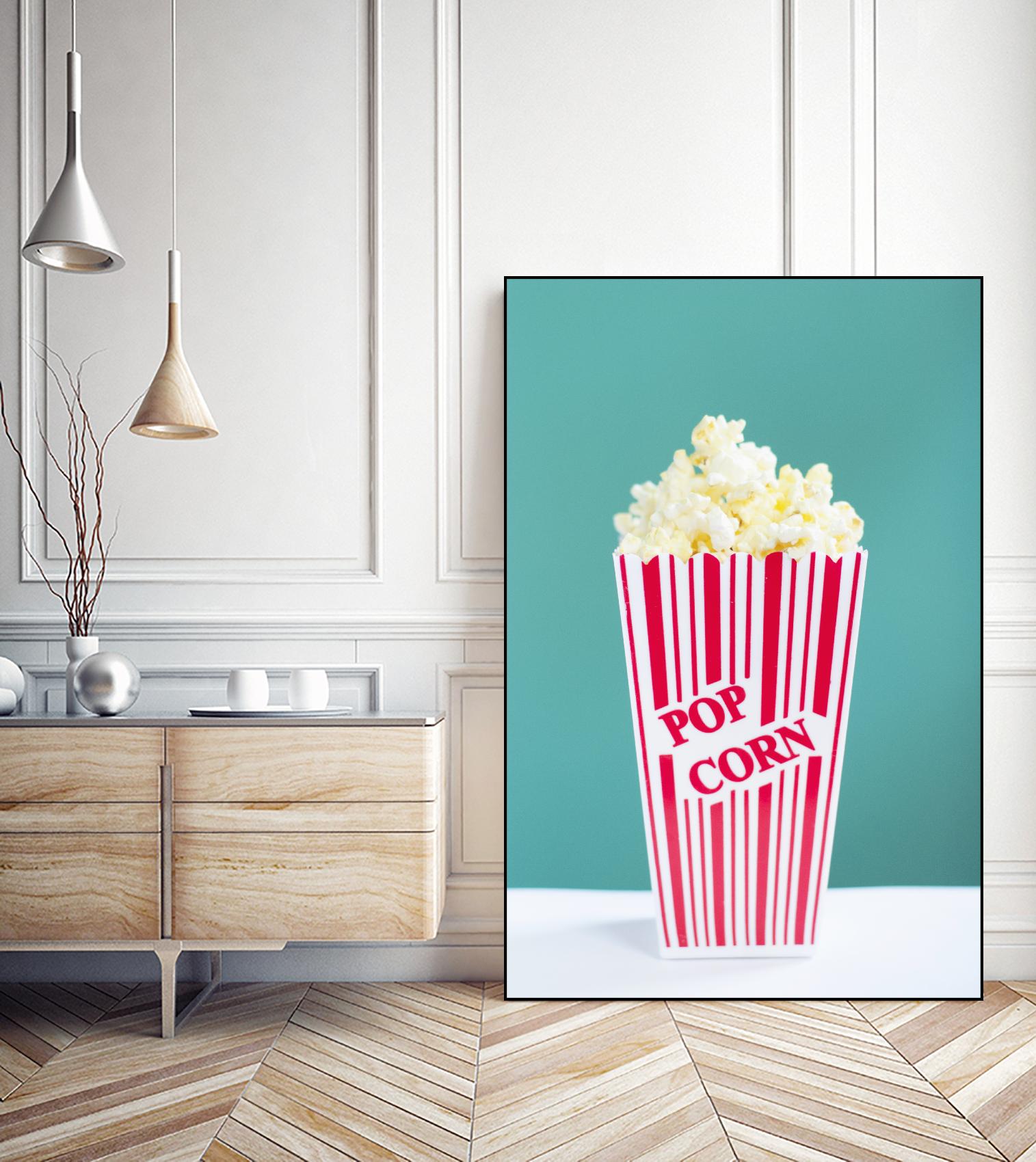 Movie Time by Libertad Leal on GIANT ART - turquoise fruit-food-drink