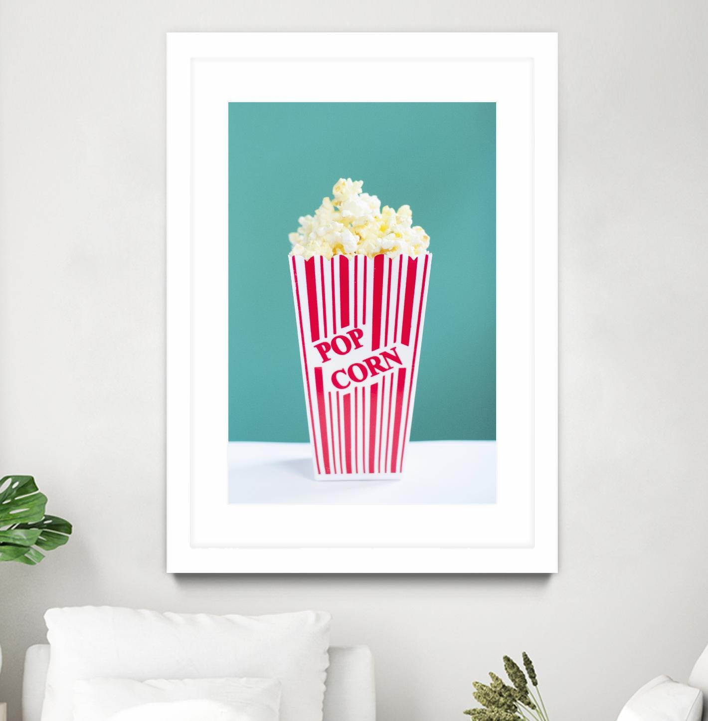 Movie Time by Libertad Leal on GIANT ART - turquoise fruit-food-drink