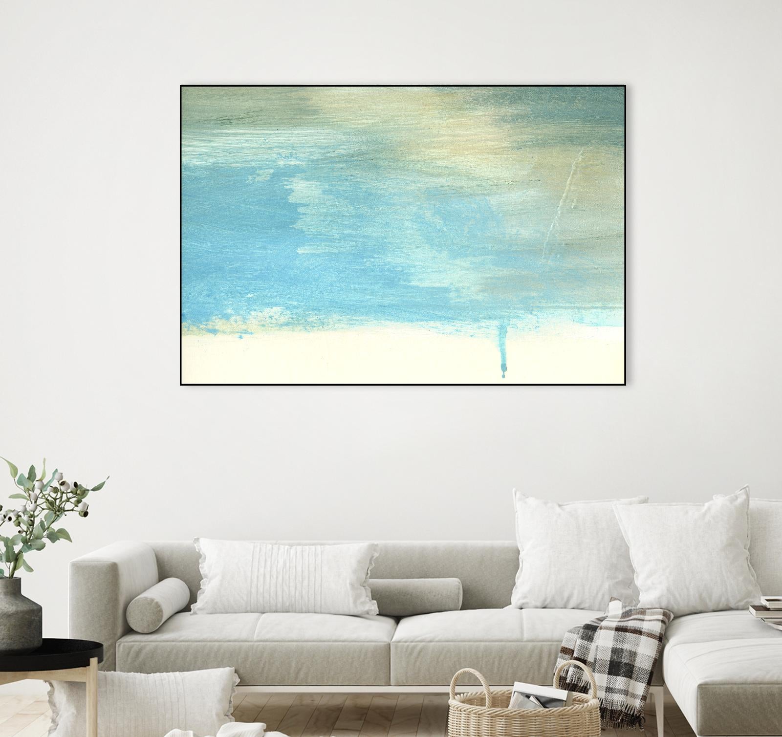 Coastal Seascapes A by THE Studio on GIANT ART - beige abstract