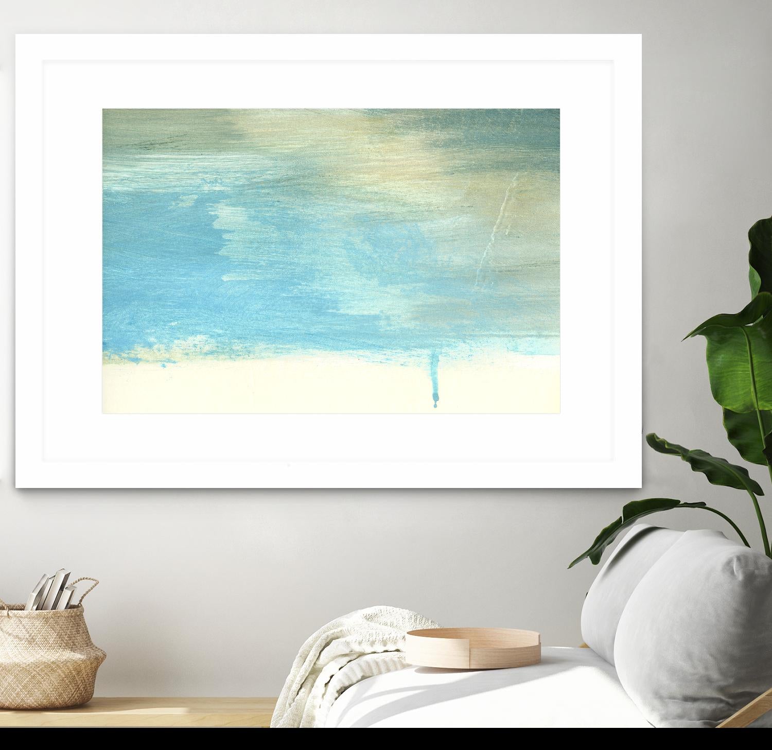 Coastal Seascapes A by THE Studio on GIANT ART - beige abstract
