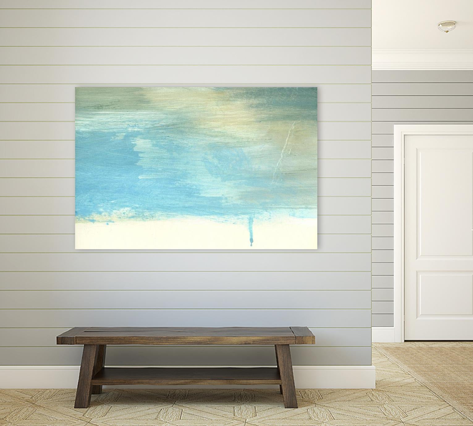 Coastal Seascapes A by THE Studio on GIANT ART - beige abstract