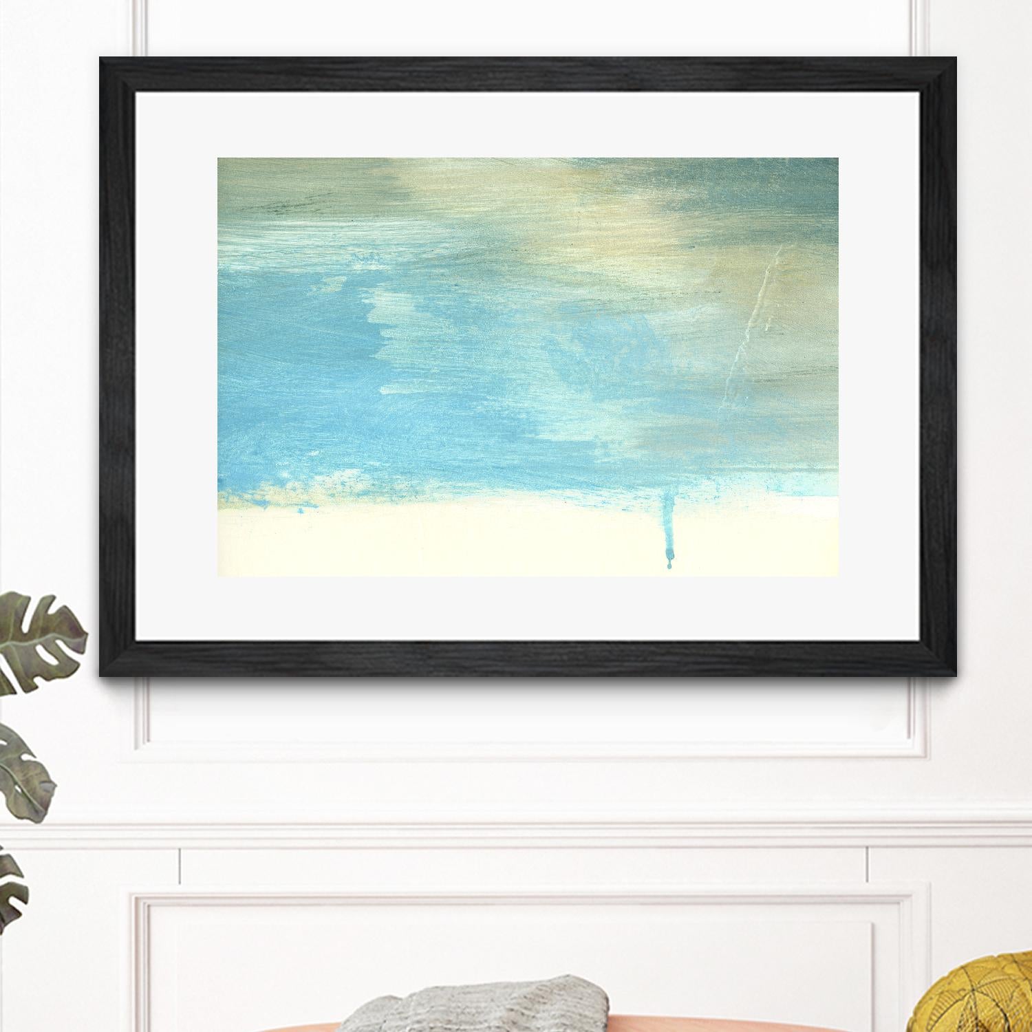 Coastal Seascapes A by THE Studio on GIANT ART - beige abstract