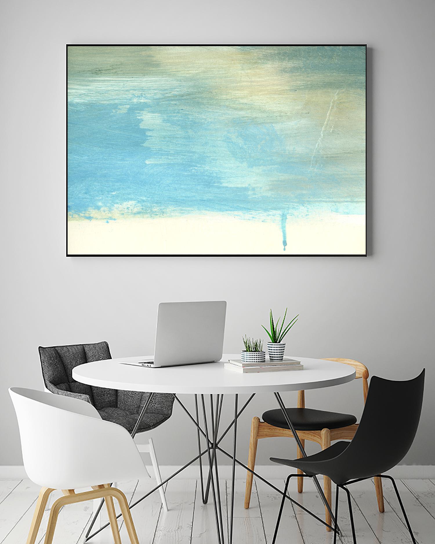 Coastal Seascapes A by THE Studio on GIANT ART - beige abstract