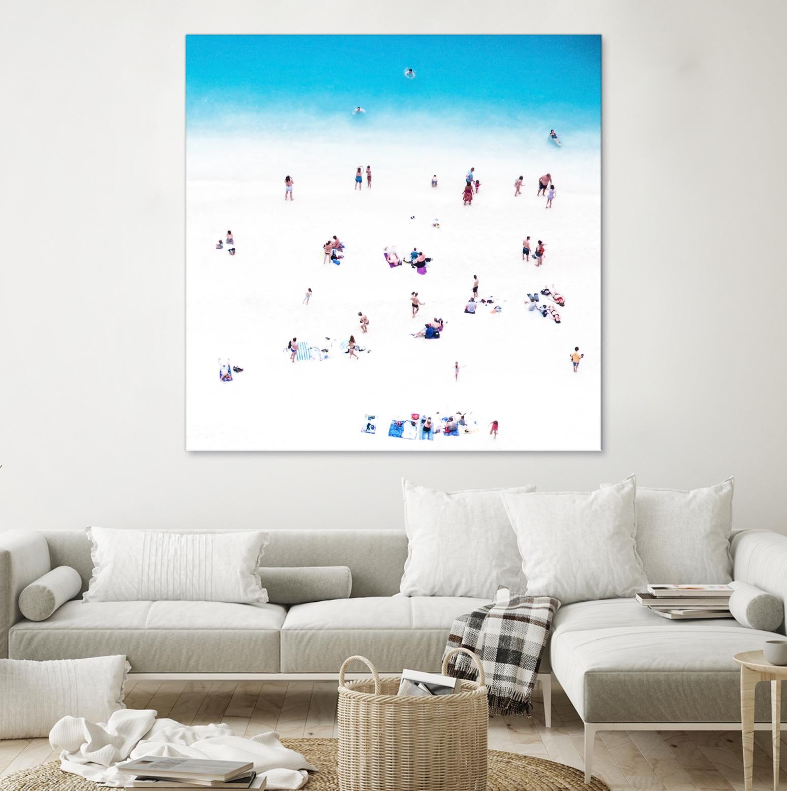Whitewashed Beach B by THE Studio on GIANT ART - blue everyday life