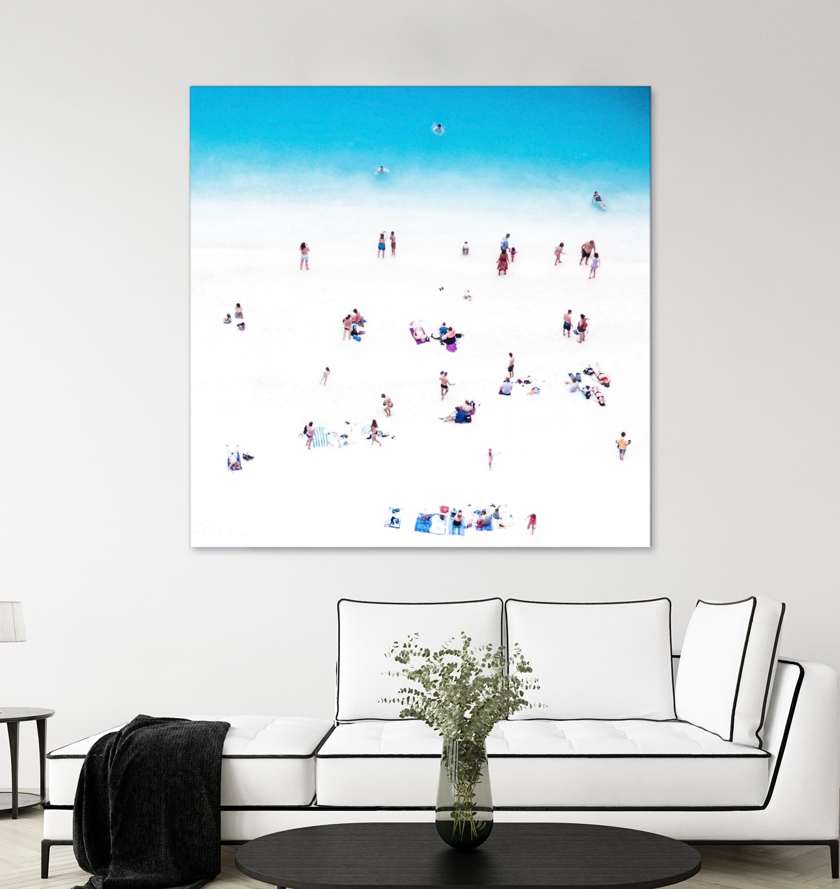 Whitewashed Beach B by THE Studio on GIANT ART - blue everyday life