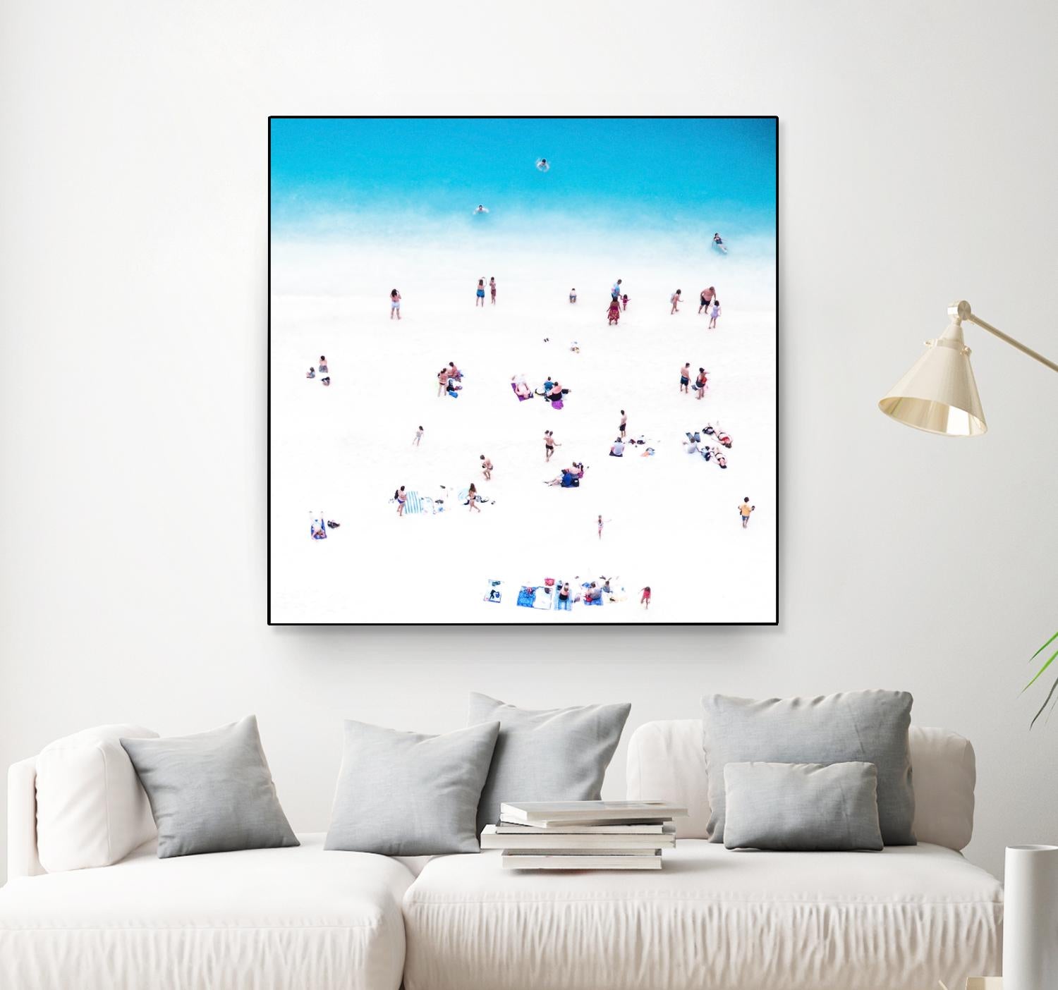 Whitewashed Beach B by THE Studio on GIANT ART - blue everyday life
