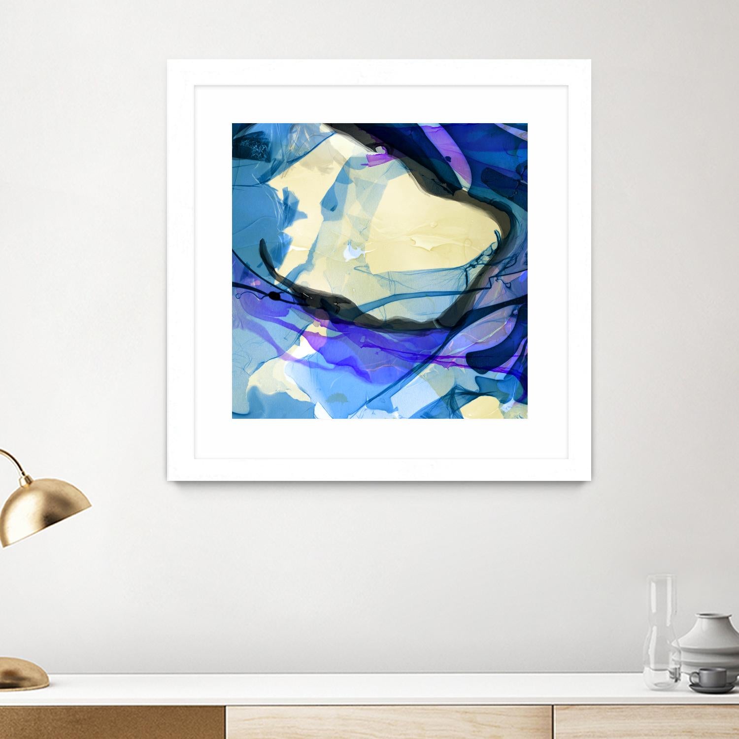 Neon Dreaming I by THE Studio on GIANT ART - purple abstract