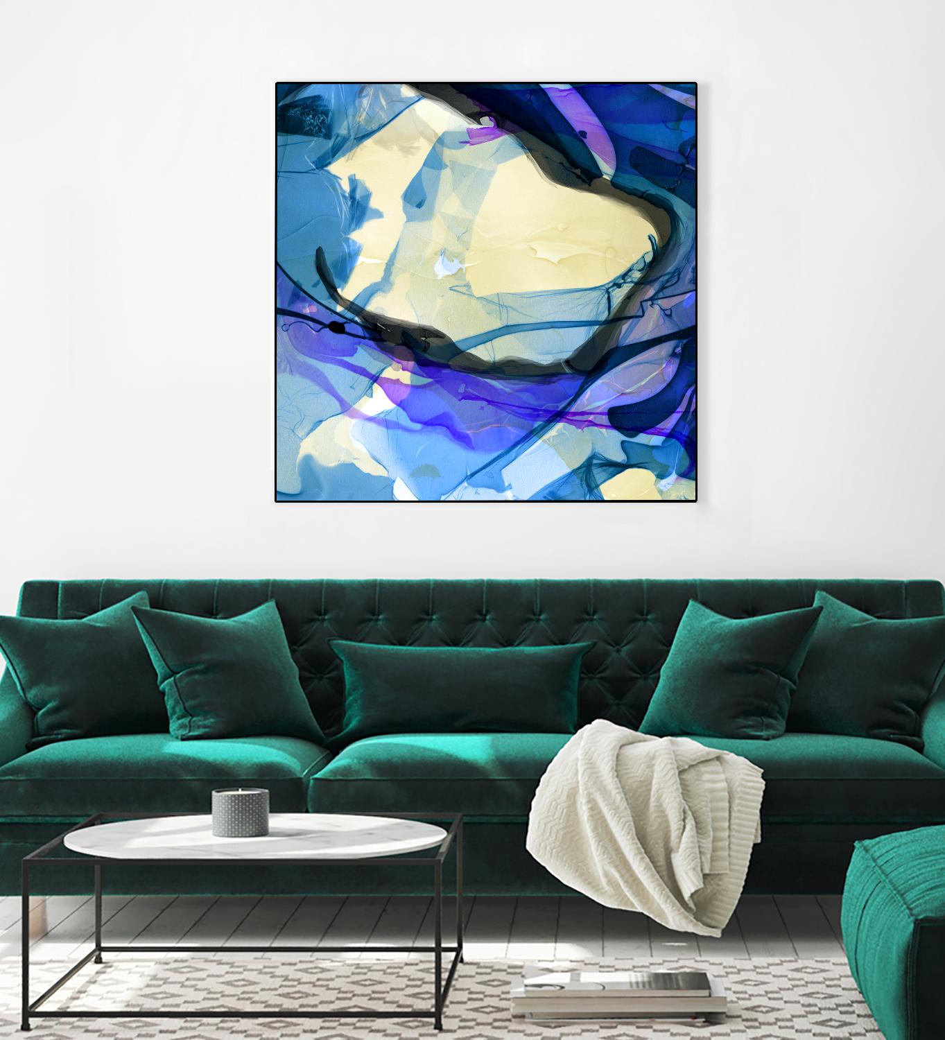 Neon Dreaming I by THE Studio on GIANT ART - purple abstract