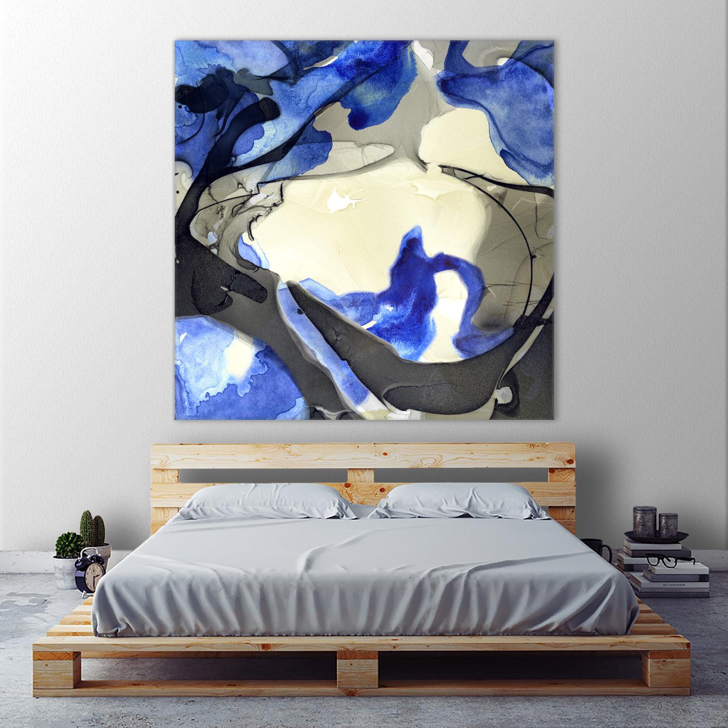 Neon Dreaming J by THE Studio on GIANT ART - grey abstract