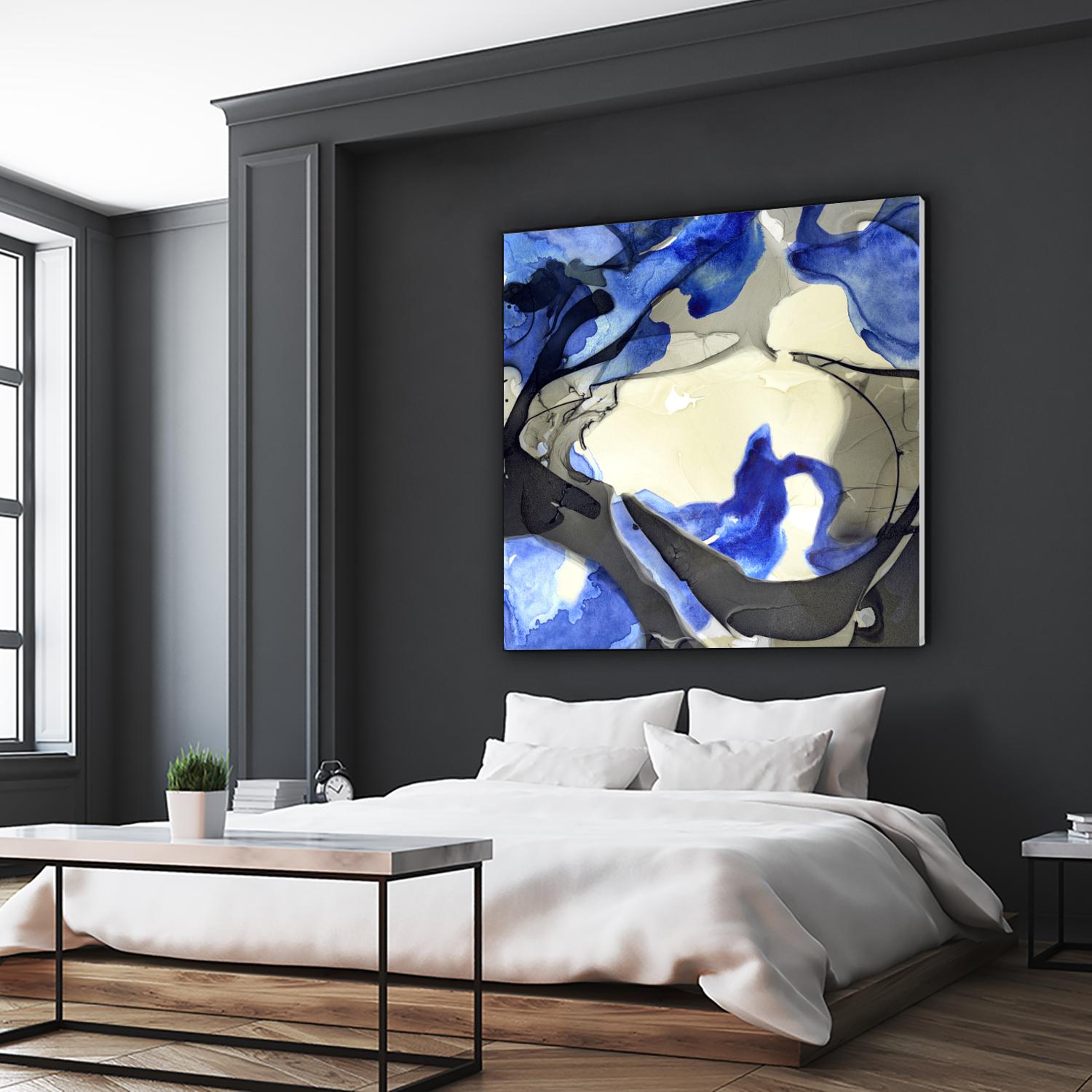 Neon Dreaming J by THE Studio on GIANT ART - grey abstract