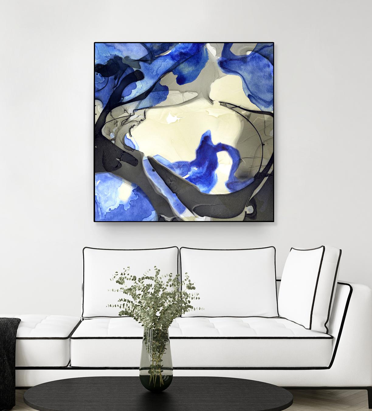 Neon Dreaming J by THE Studio on GIANT ART - grey abstract