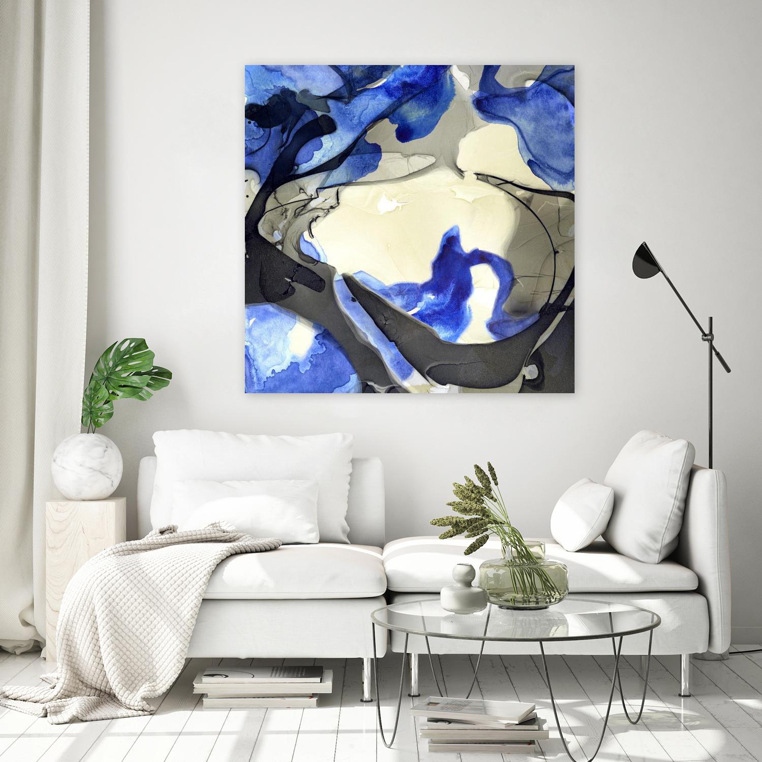 Neon Dreaming J by THE Studio on GIANT ART - grey abstract