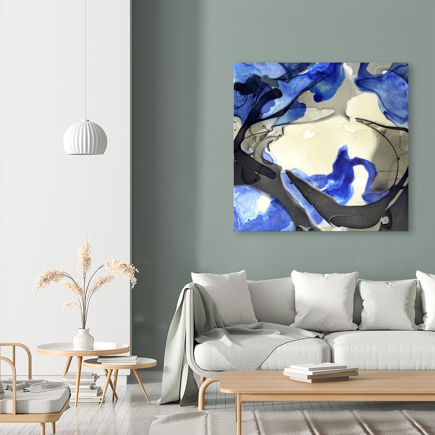 Neon Dreaming J by THE Studio on GIANT ART - grey abstract