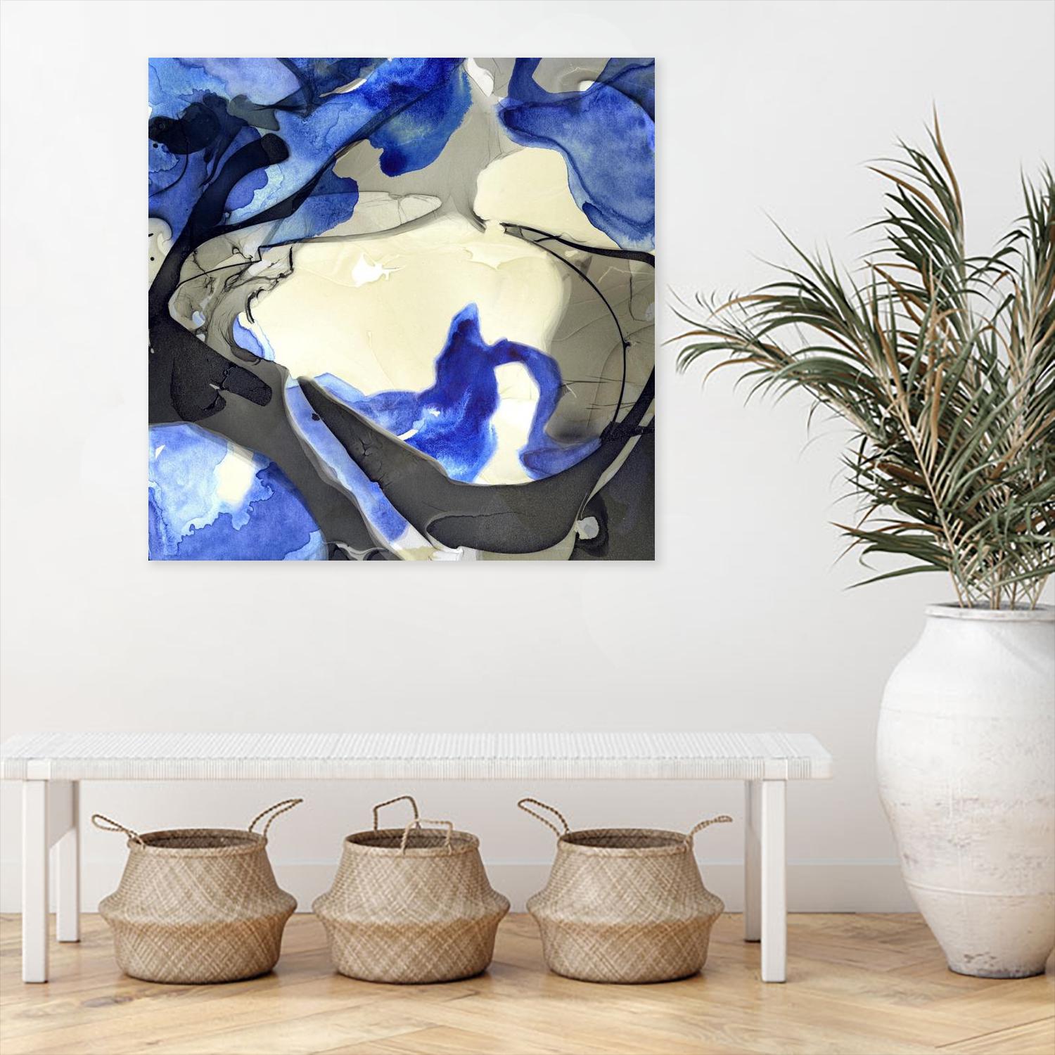 Neon Dreaming J by THE Studio on GIANT ART - grey abstract