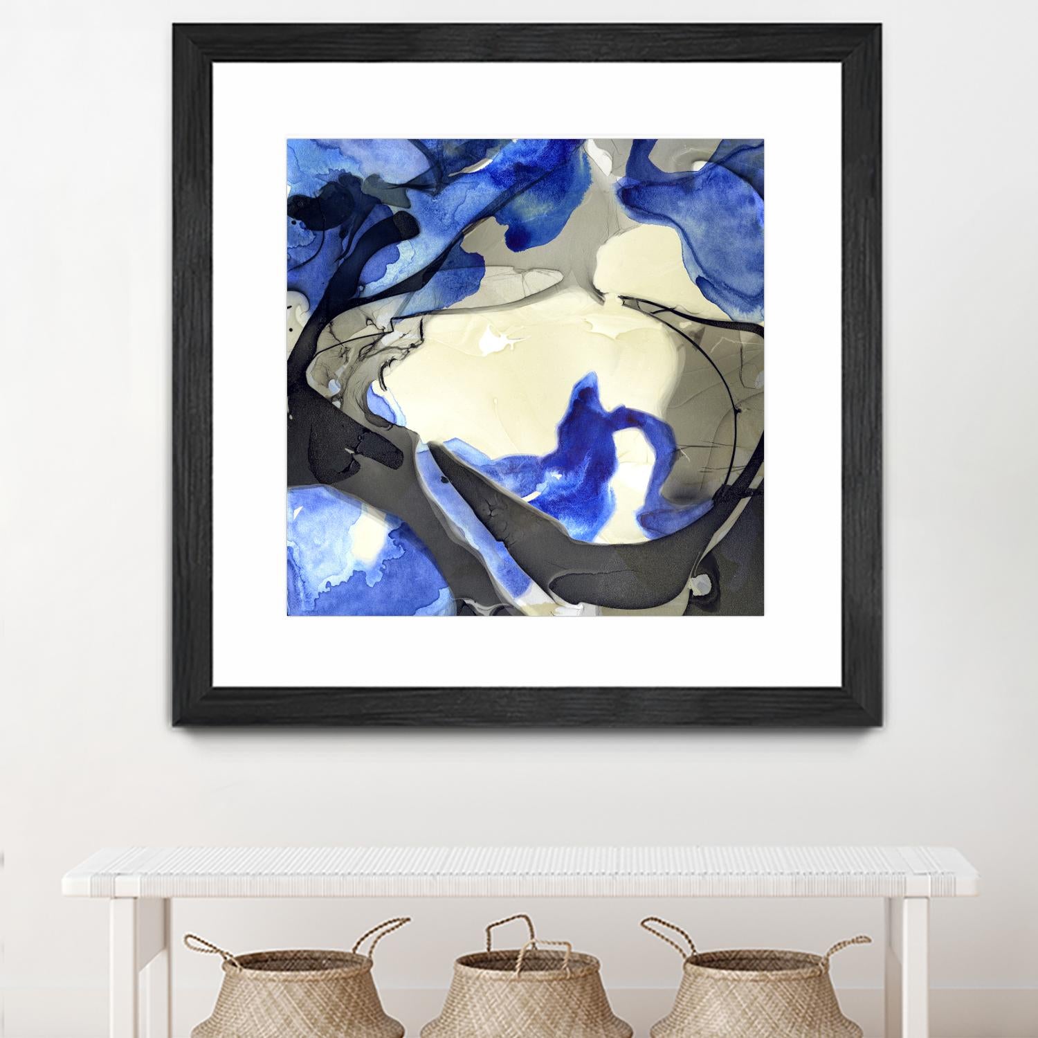 Neon Dreaming J by THE Studio on GIANT ART - grey abstract