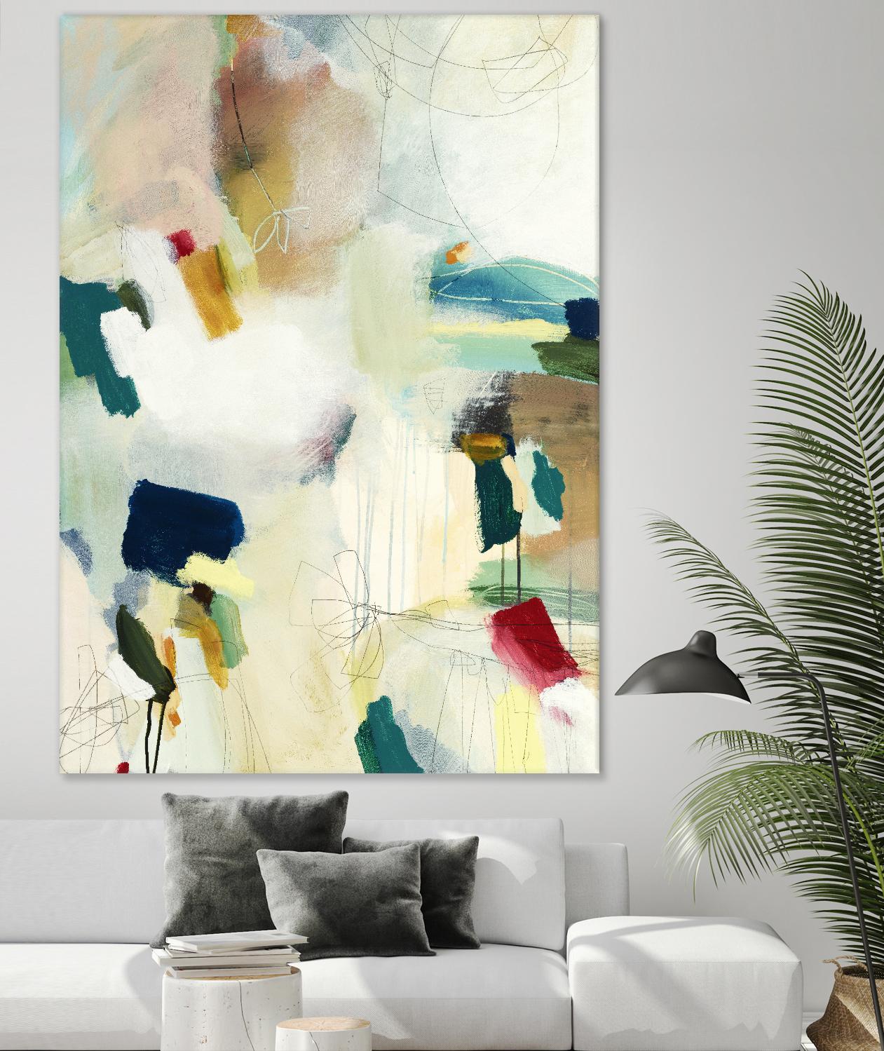 Medley 1 by Kyle Goderwis on GIANT ART - blue abstract