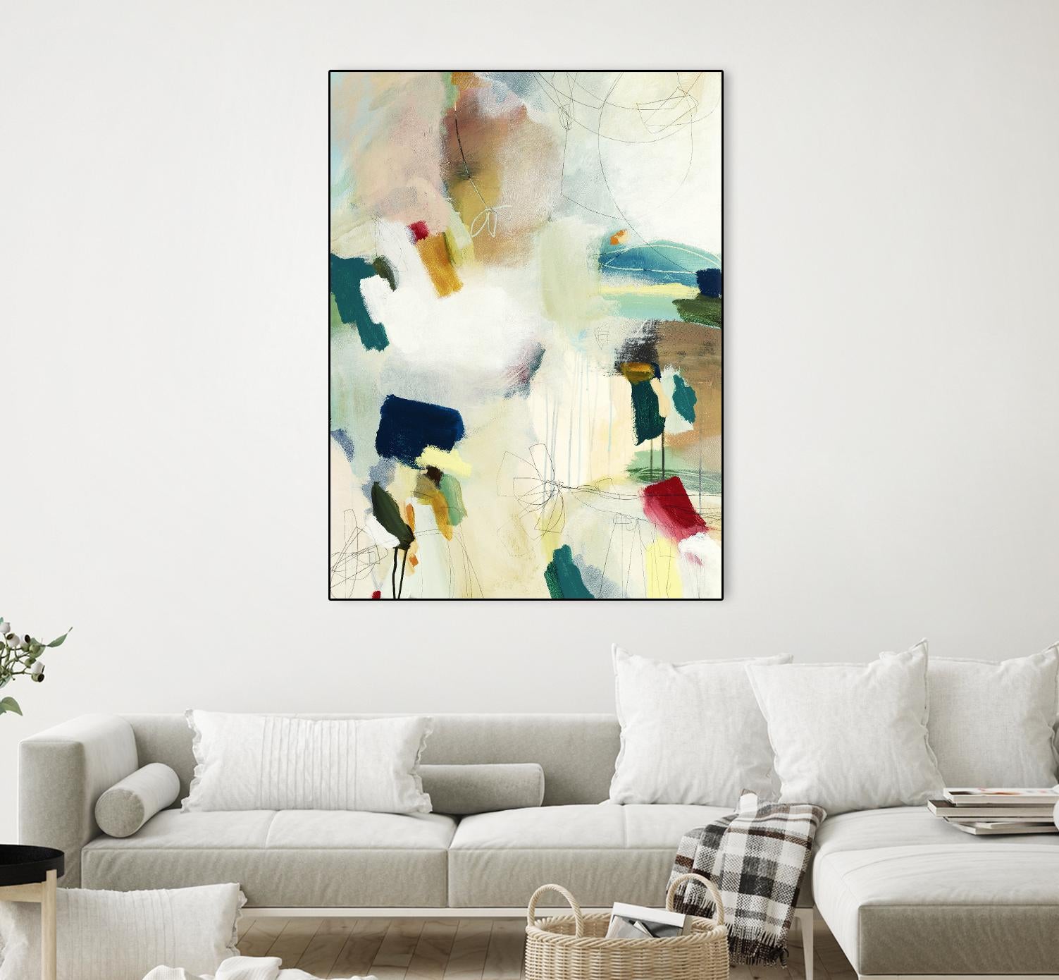 Medley 1 by Kyle Goderwis on GIANT ART - blue abstract