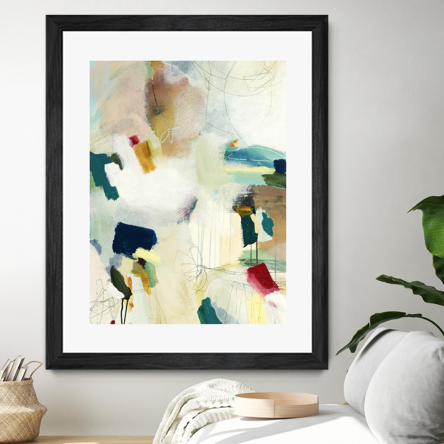 Medley 1 by Kyle Goderwis on GIANT ART - blue abstract