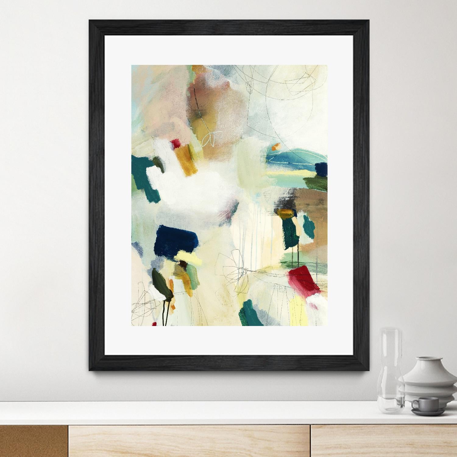 Medley 1 by Kyle Goderwis on GIANT ART - blue abstract