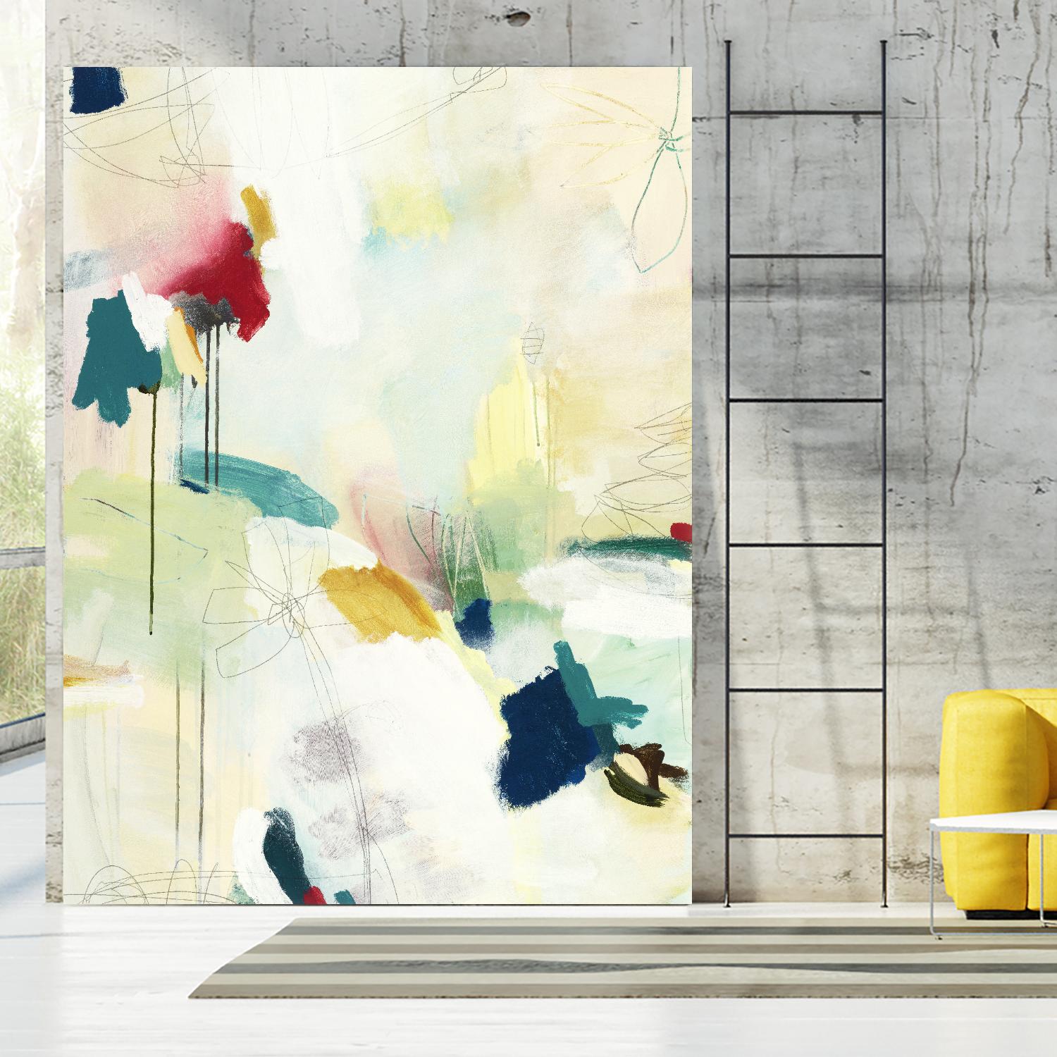 Medley 2 by Kyle Goderwis on GIANT ART - blue abstract