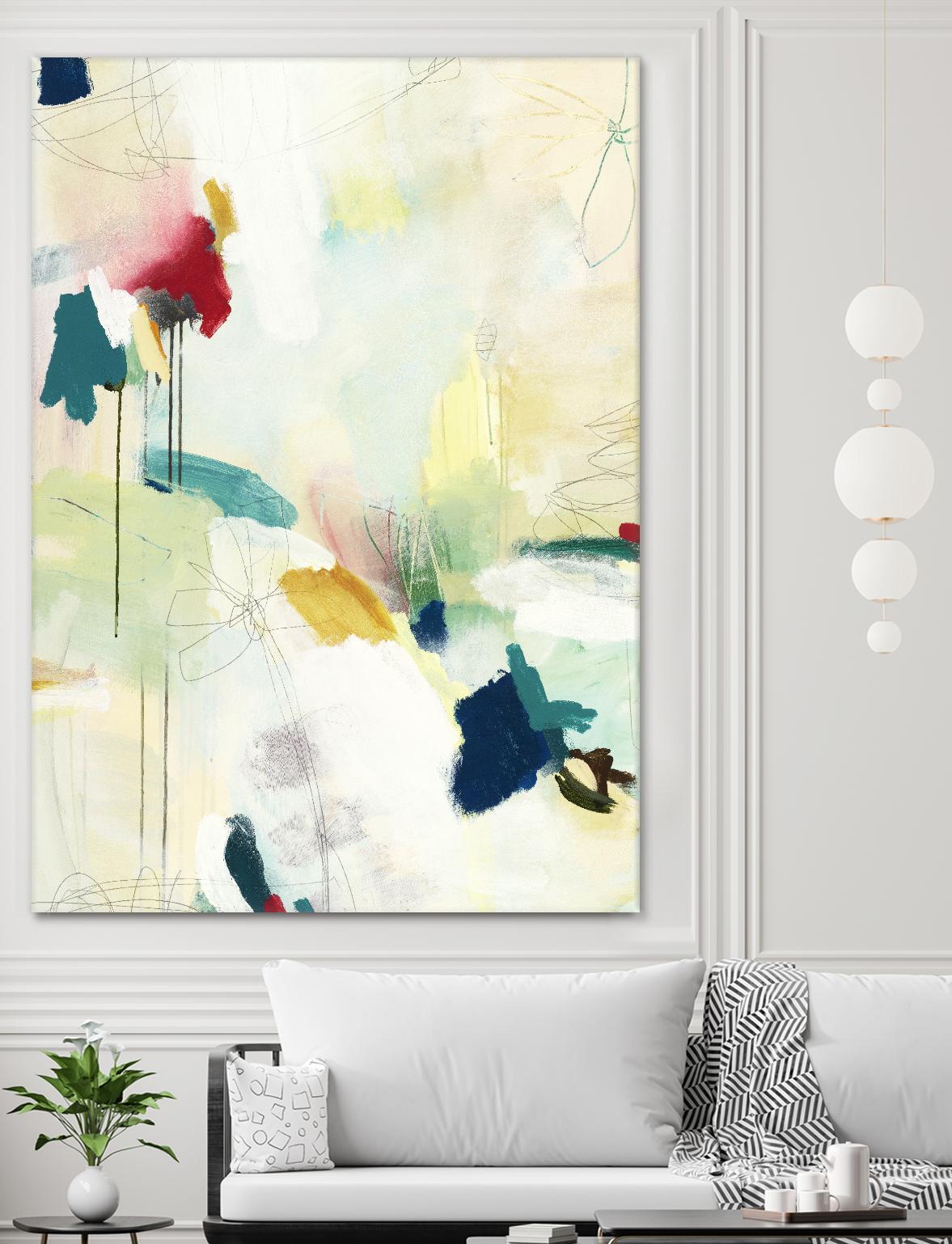 Medley 2 by Kyle Goderwis on GIANT ART - blue abstract