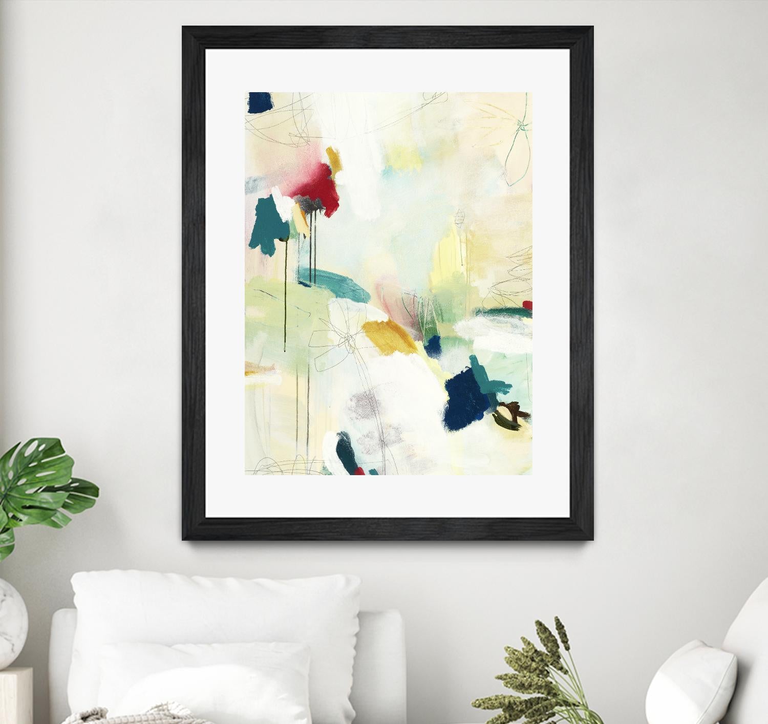 Medley 2 by Kyle Goderwis on GIANT ART - blue abstract