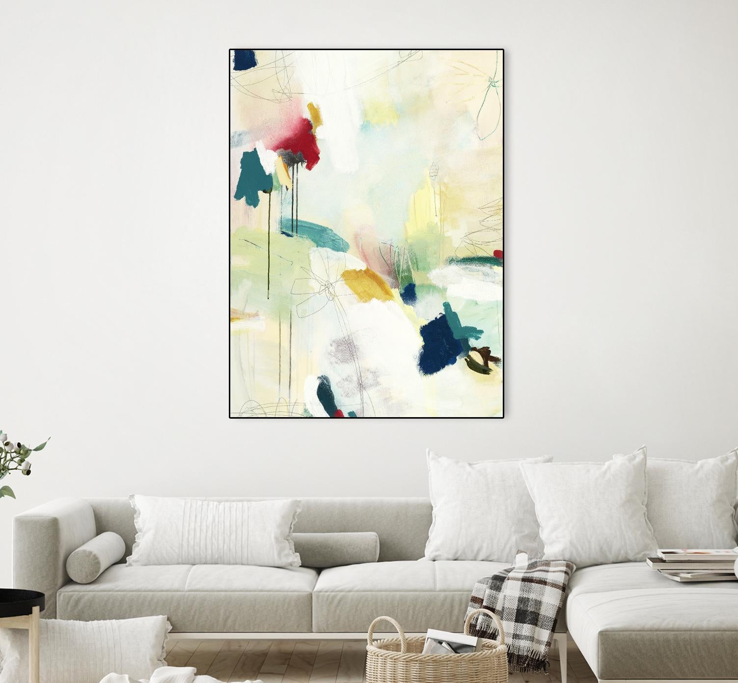 Medley 2 by Kyle Goderwis on GIANT ART - blue abstract