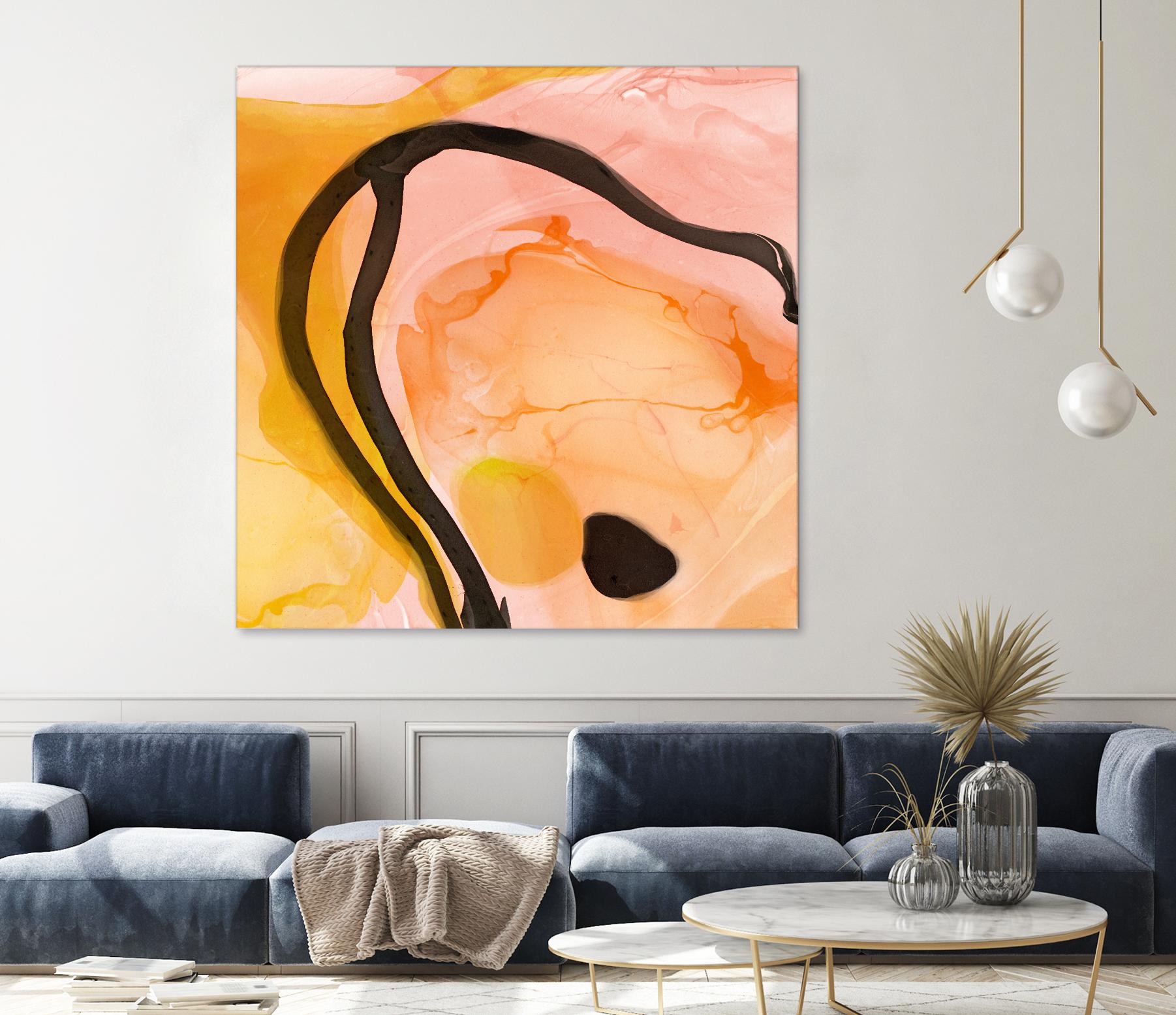 Sea Life in Pen 6 by Millie Brooks on GIANT ART - blue sea scene