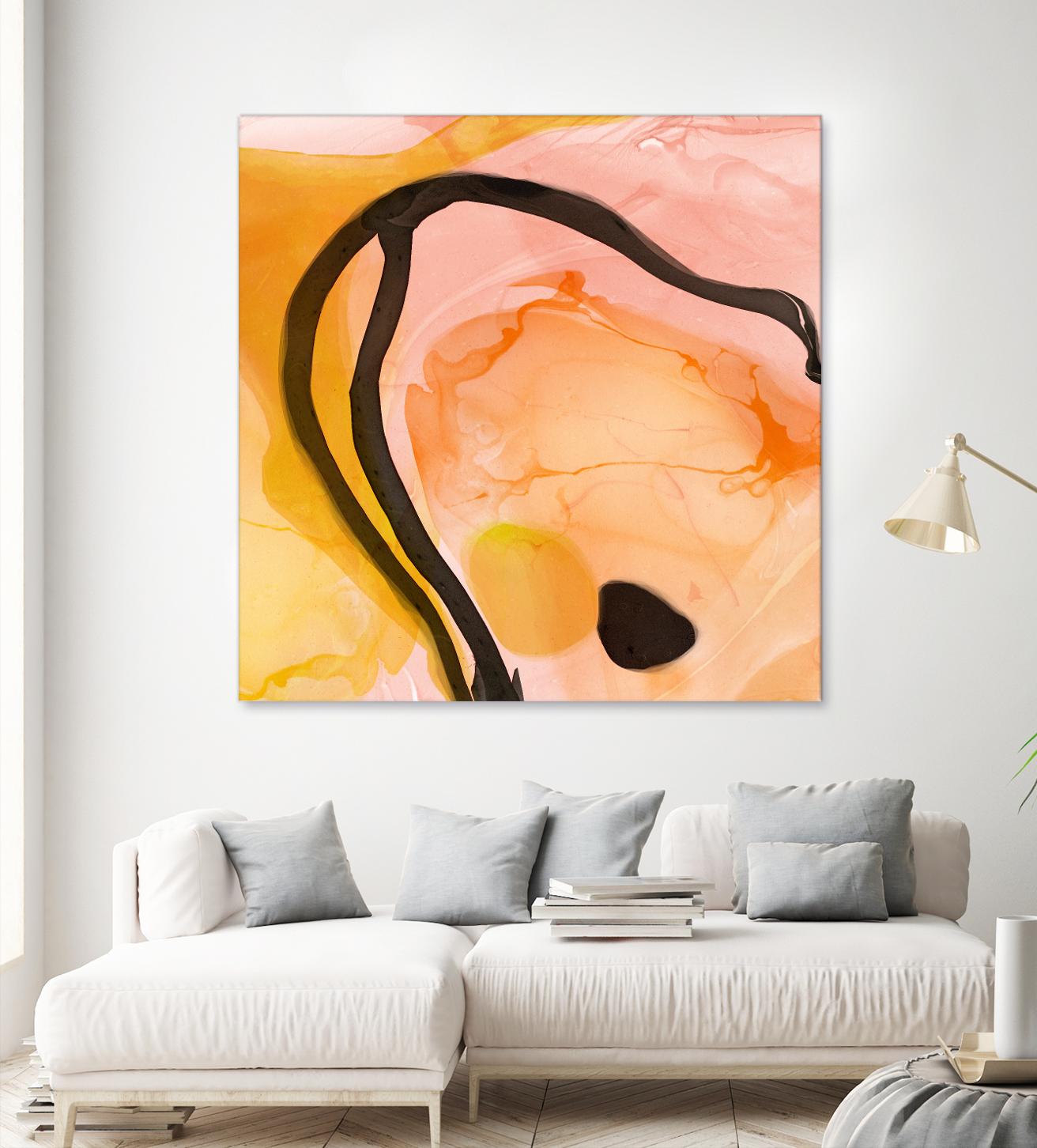 Sea Life in Pen 6 by Millie Brooks on GIANT ART - blue sea scene