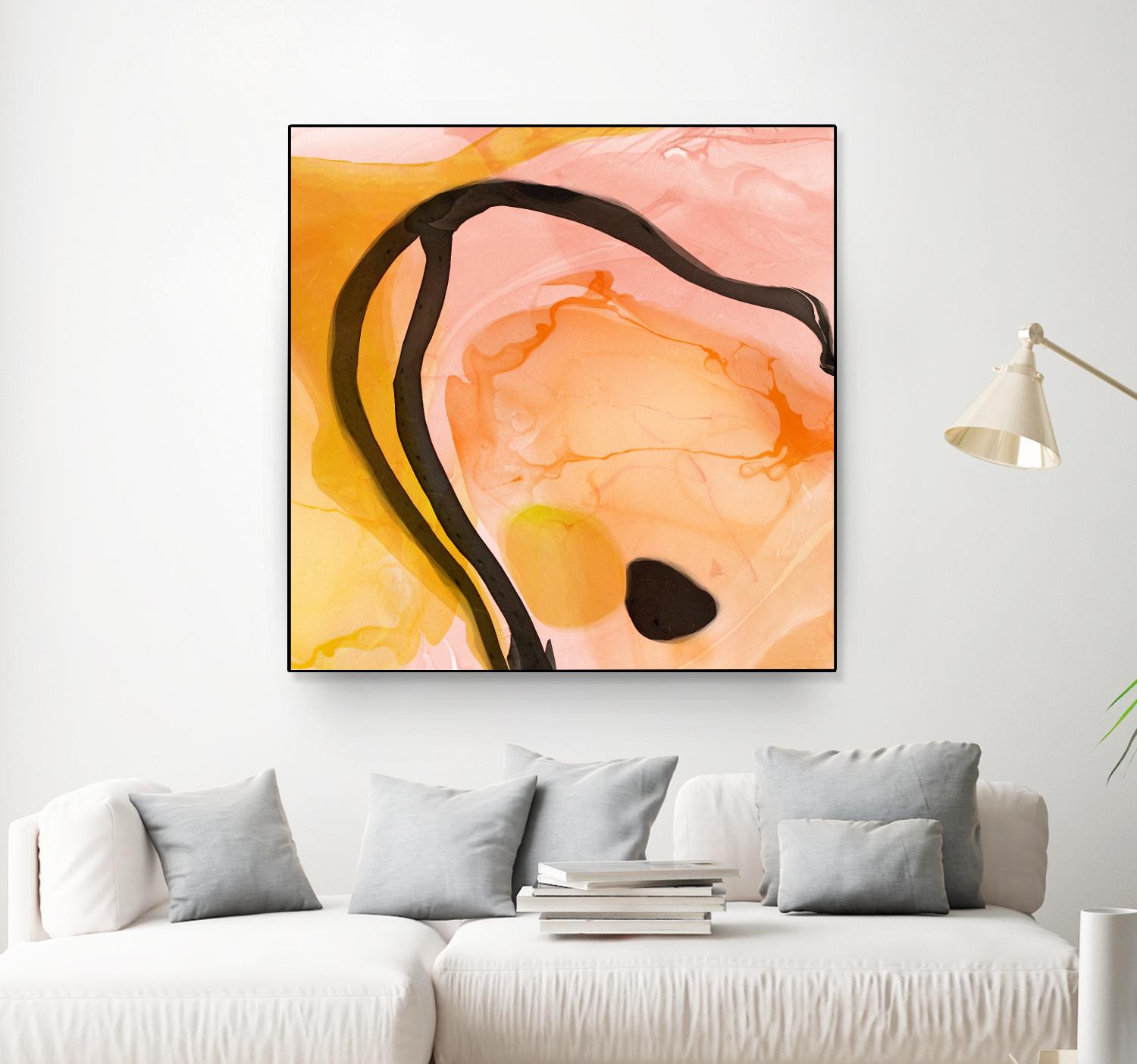 Sea Life in Pen 6 by Millie Brooks on GIANT ART - blue sea scene