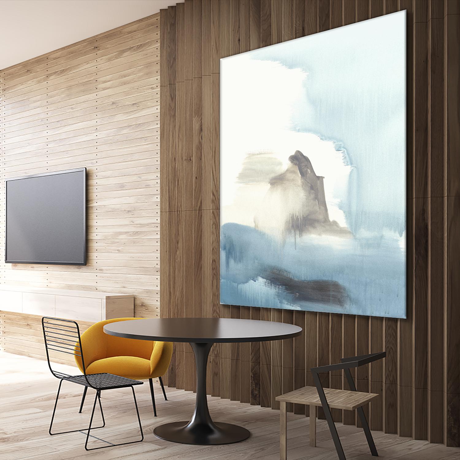 Seaview 3 by Natasha Marie on GIANT ART - grey landscape