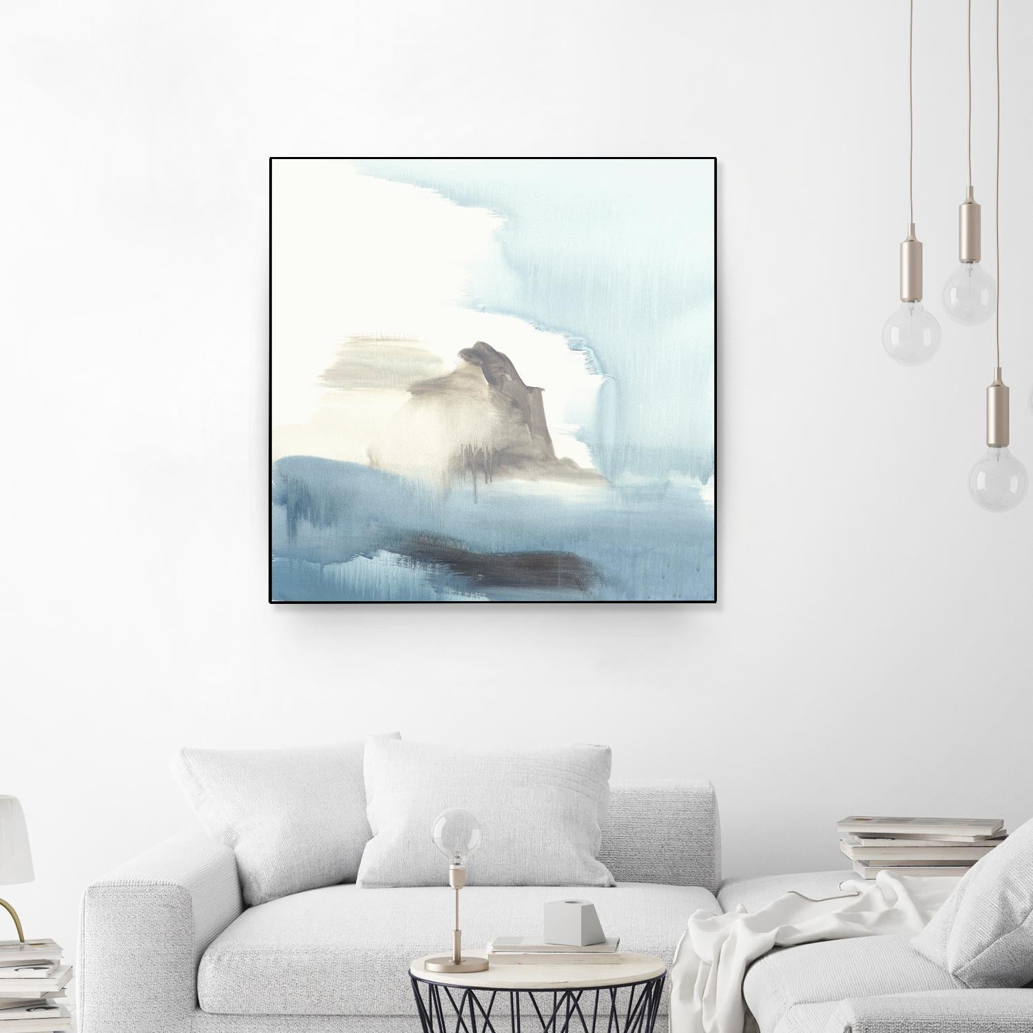 Seaview 3 by Natasha Marie on GIANT ART - grey landscape
