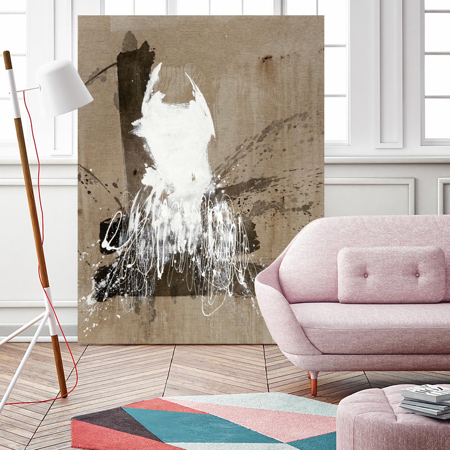 White Dress 2 by Paul Ngo on GIANT ART - black abstract