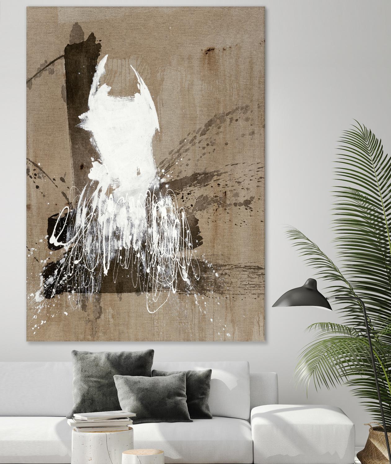 White Dress 2 by Paul Ngo on GIANT ART - black abstract