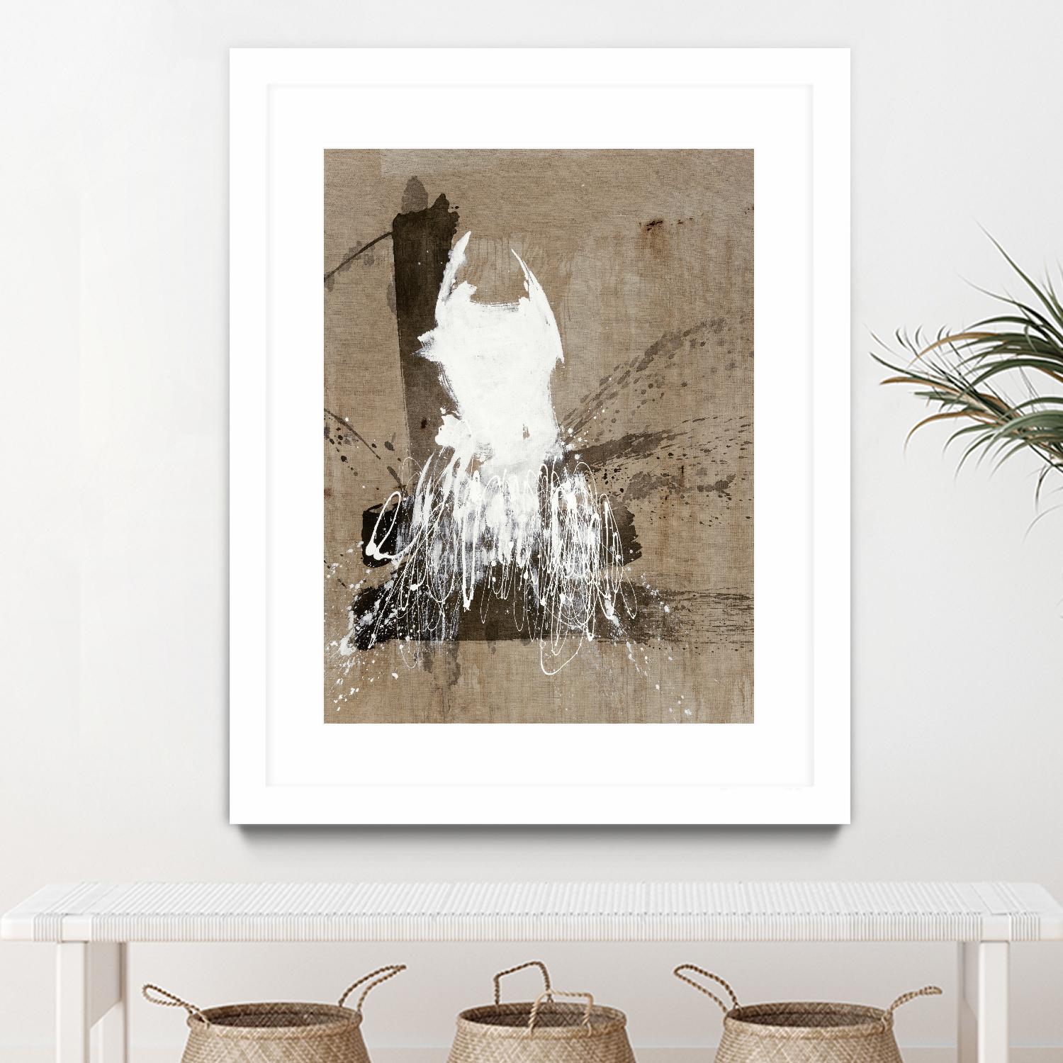 White Dress 2 by Paul Ngo on GIANT ART - black abstract