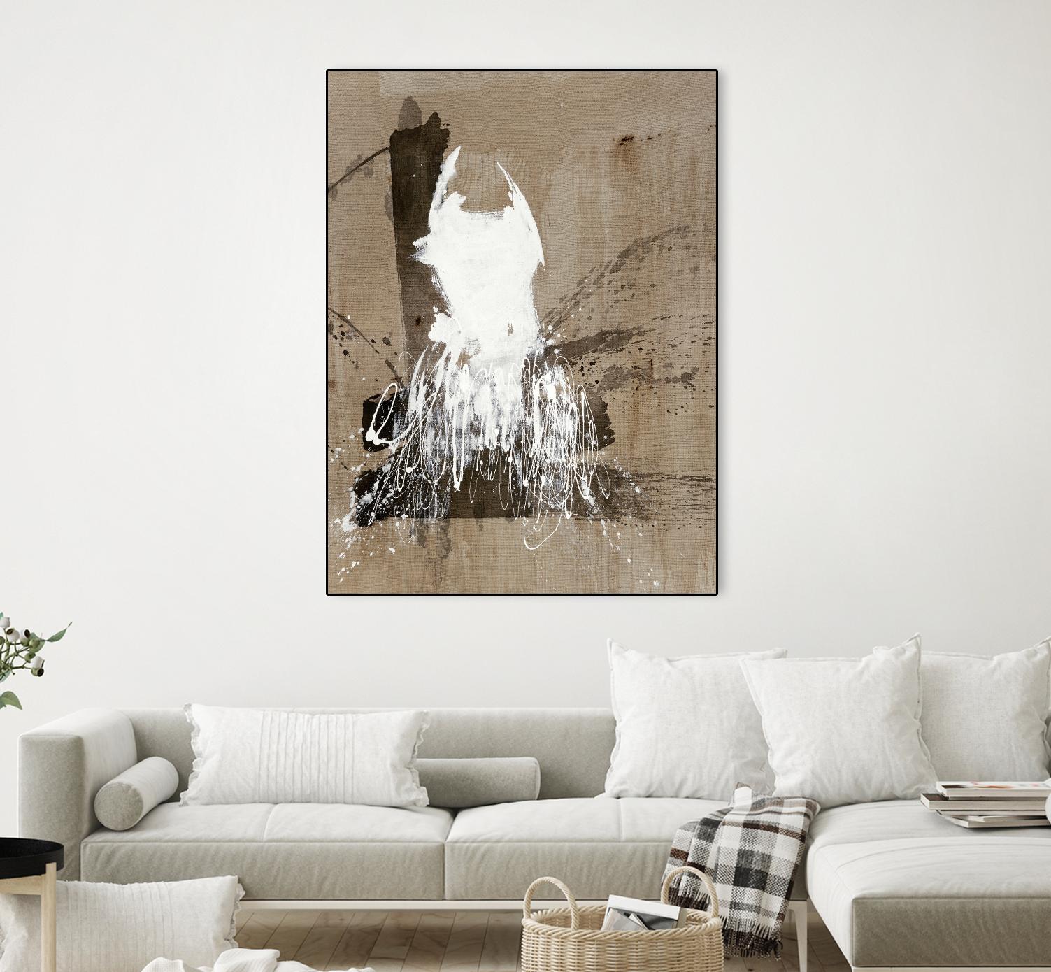 White Dress 2 by Paul Ngo on GIANT ART - black abstract