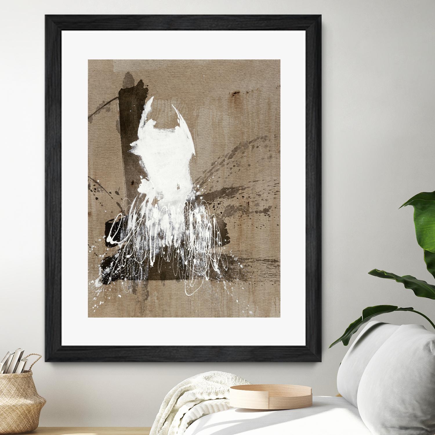 White Dress 2 by Paul Ngo on GIANT ART - black abstract