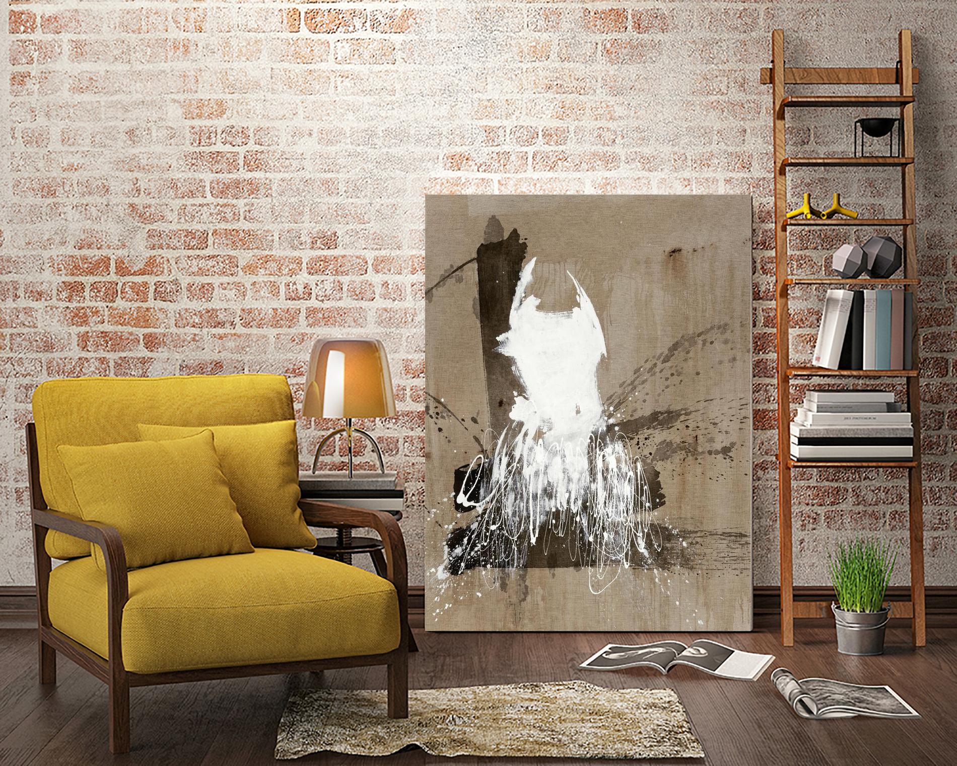 White Dress 2 by Paul Ngo on GIANT ART - black abstract