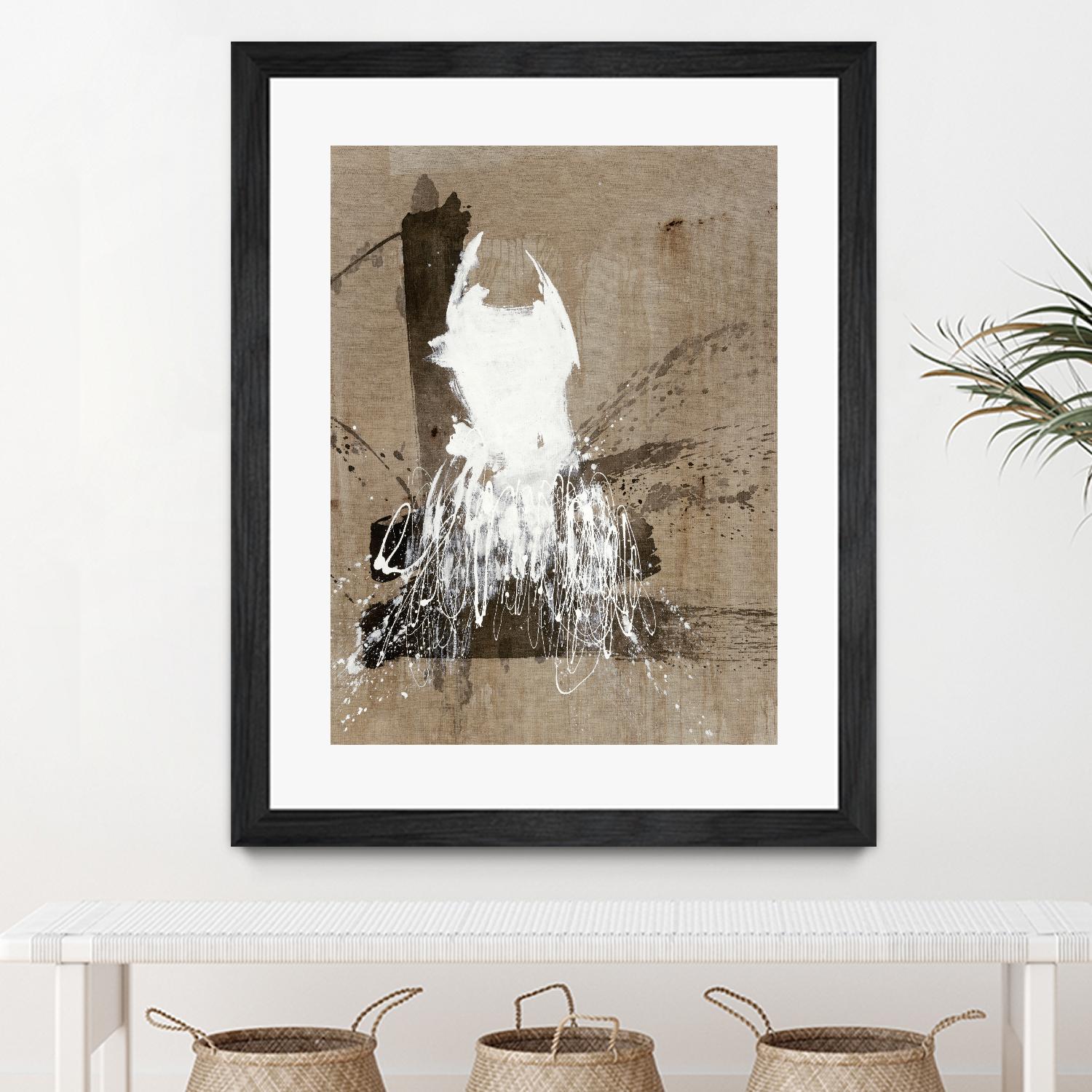 White Dress 2 by Paul Ngo on GIANT ART - black abstract