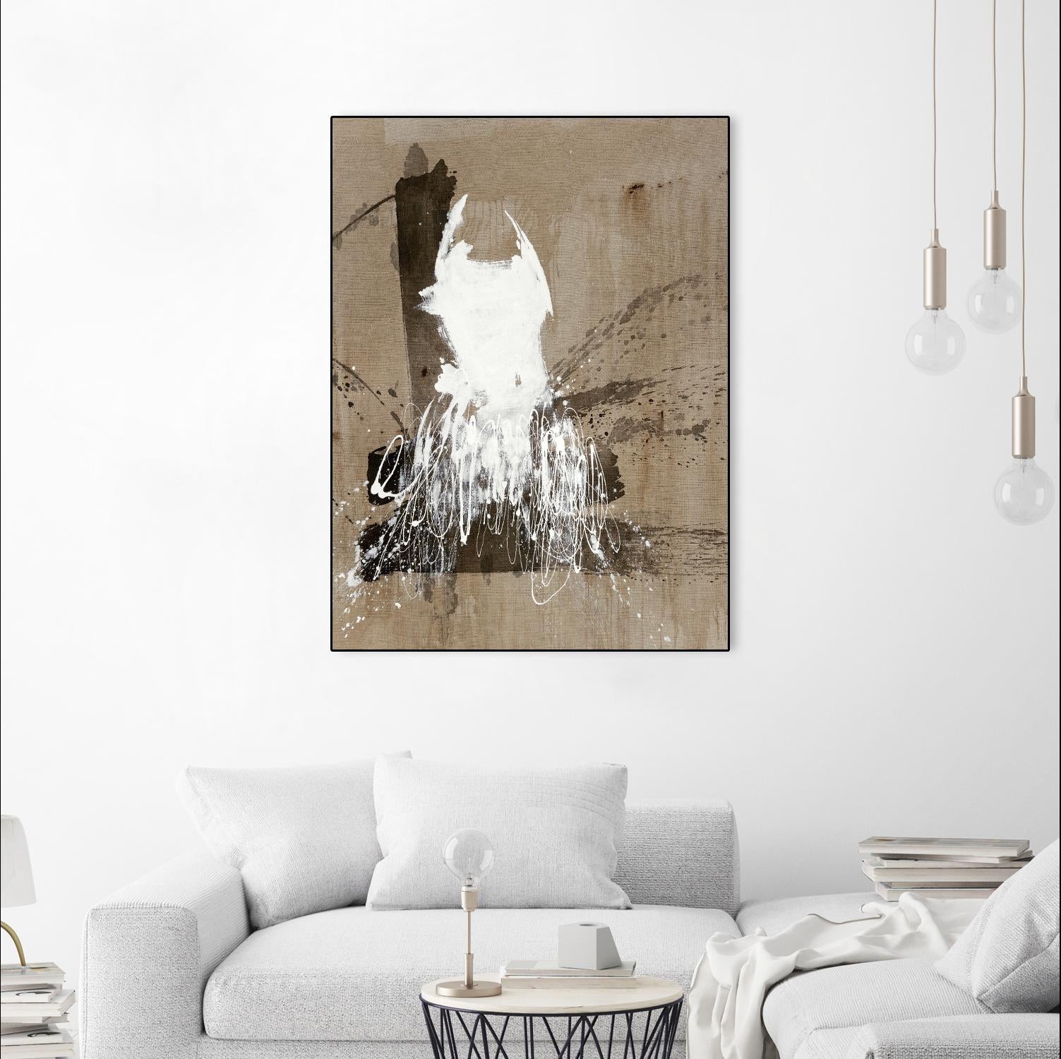 White Dress 2 by Paul Ngo on GIANT ART - black abstract