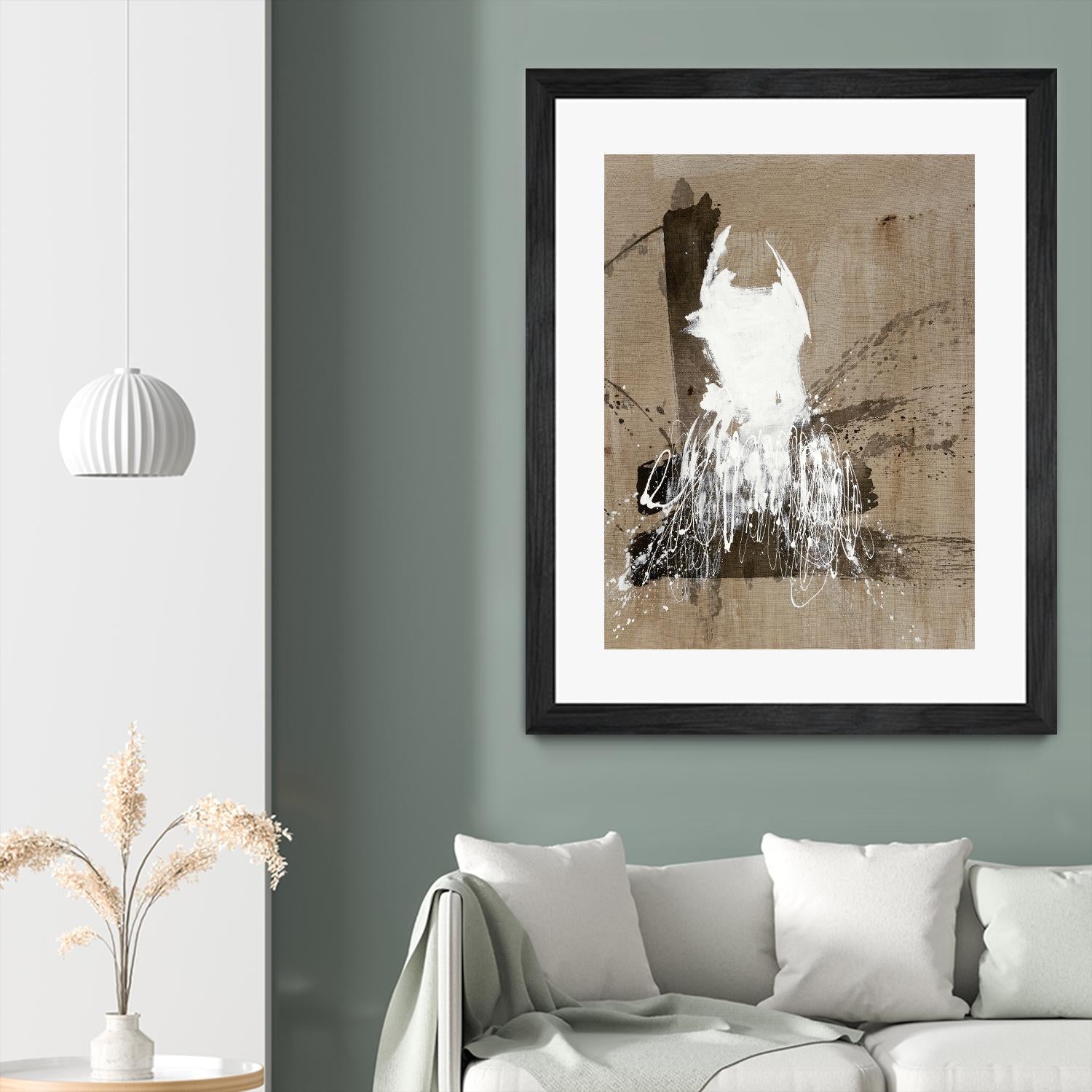 White Dress 2 by Paul Ngo on GIANT ART - black abstract