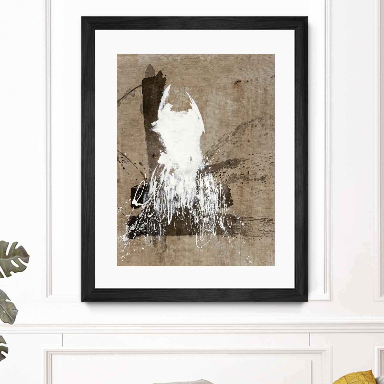 White Dress 2 by Paul Ngo on GIANT ART - black abstract