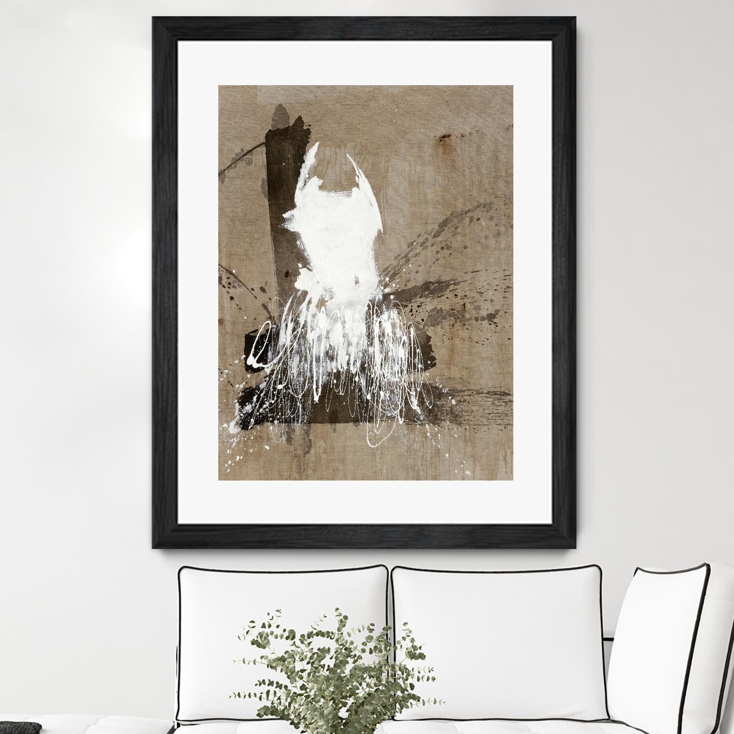 White Dress 2 by Paul Ngo on GIANT ART - black abstract