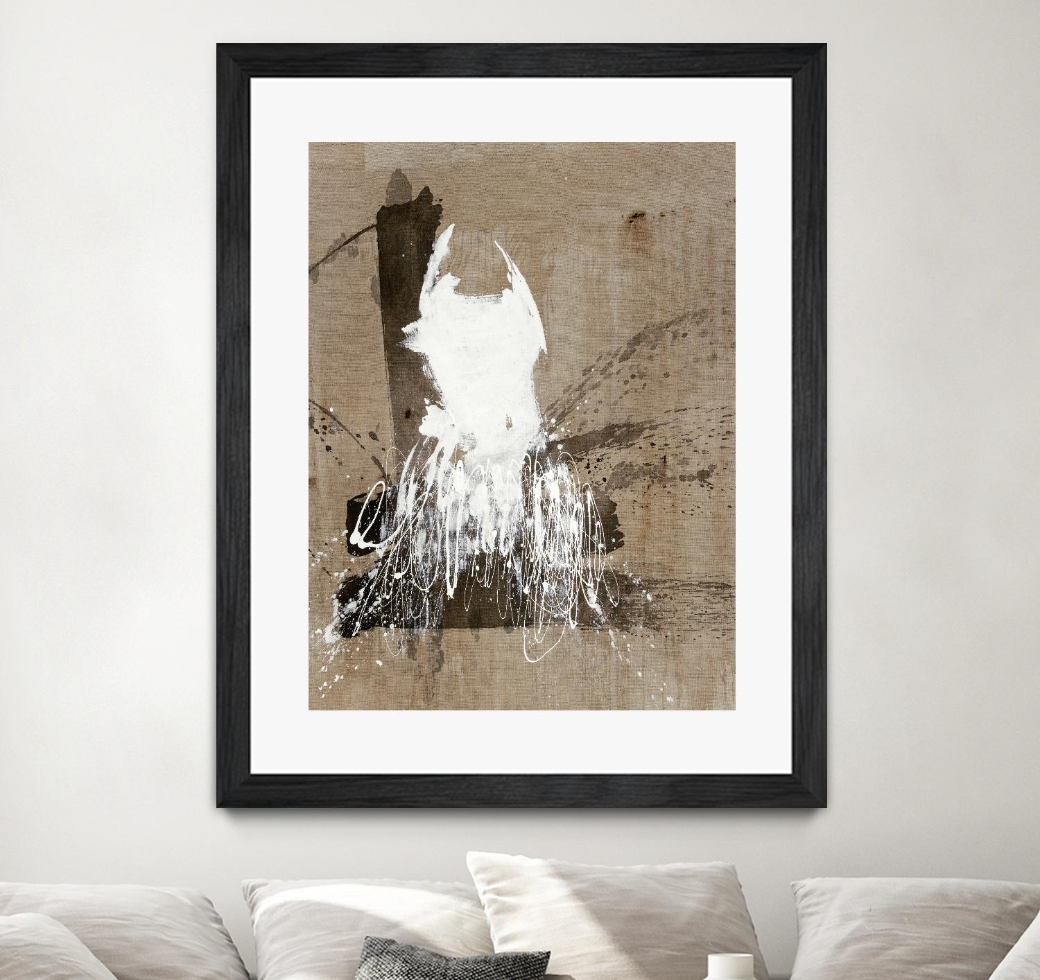 White Dress 2 by Paul Ngo on GIANT ART - black abstract