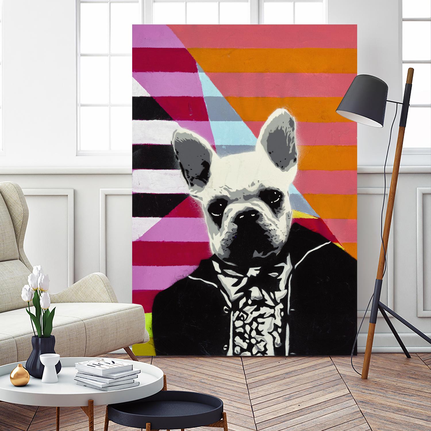 Mr. French by Urban Soule on GIANT ART - orange animals