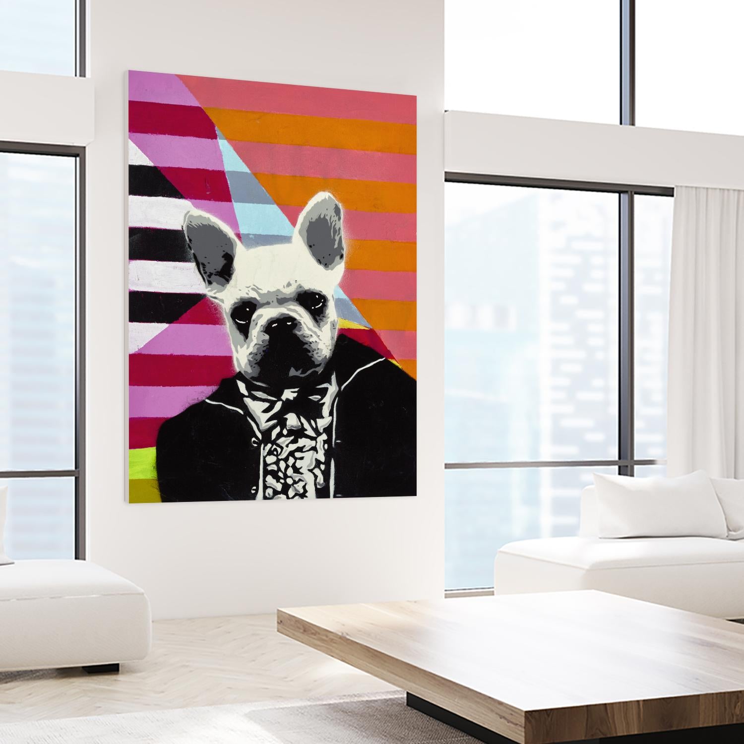 Mr. French by Urban Soule on GIANT ART - orange animals