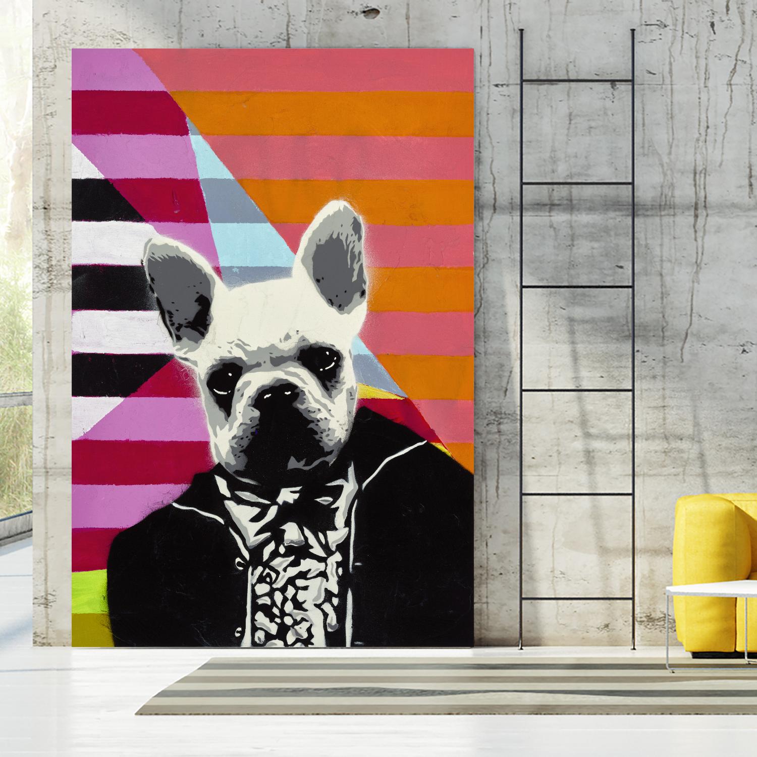 Mr. French by Urban Soule on GIANT ART - orange animals