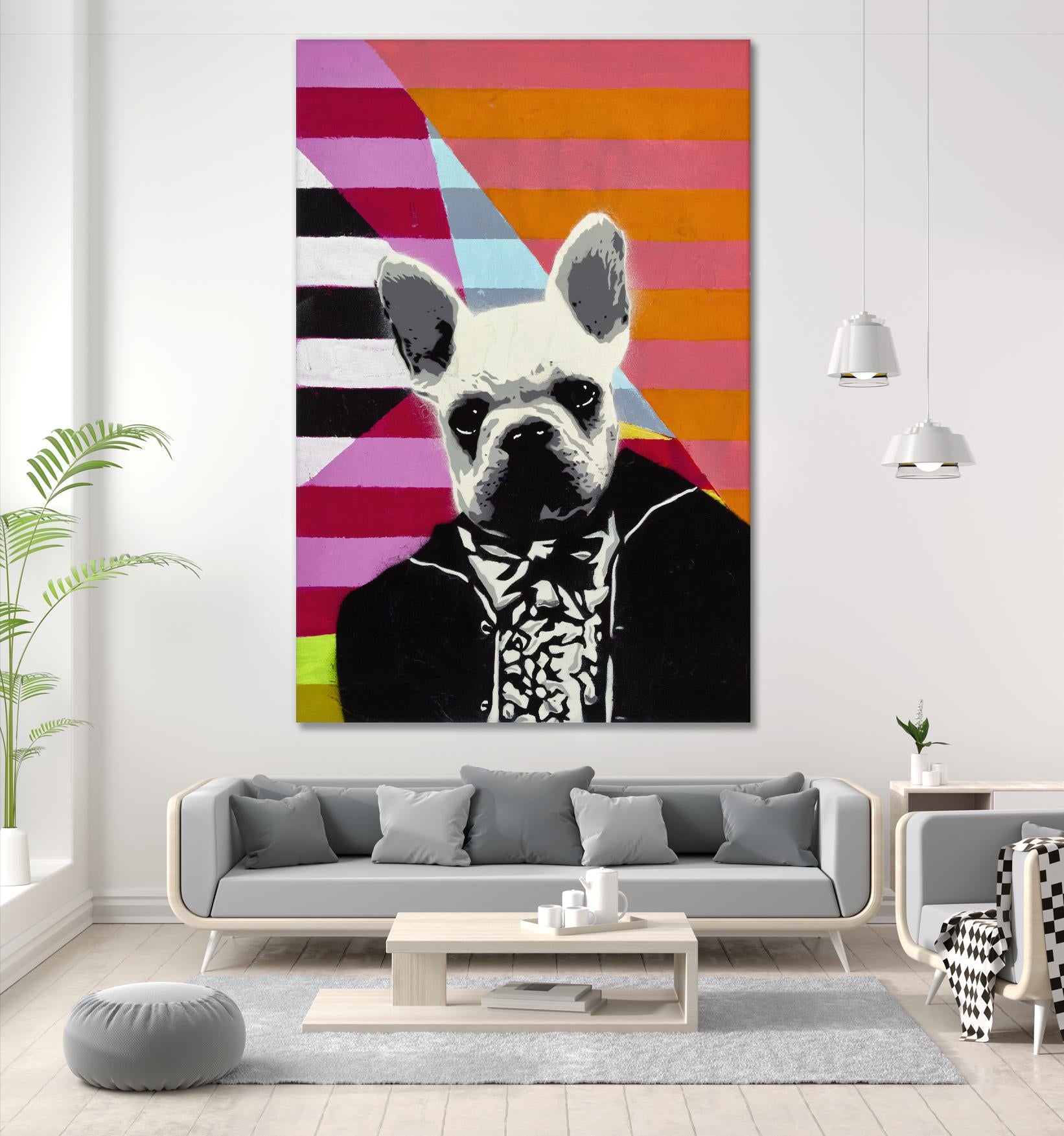 Mr. French by Urban Soule on GIANT ART - orange animals